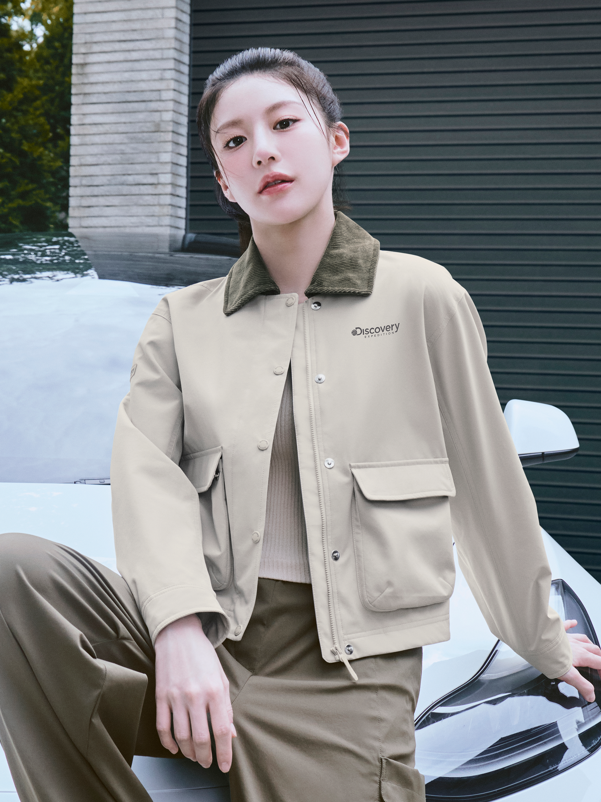 베르텍스 여성 사파리 워크 자켓