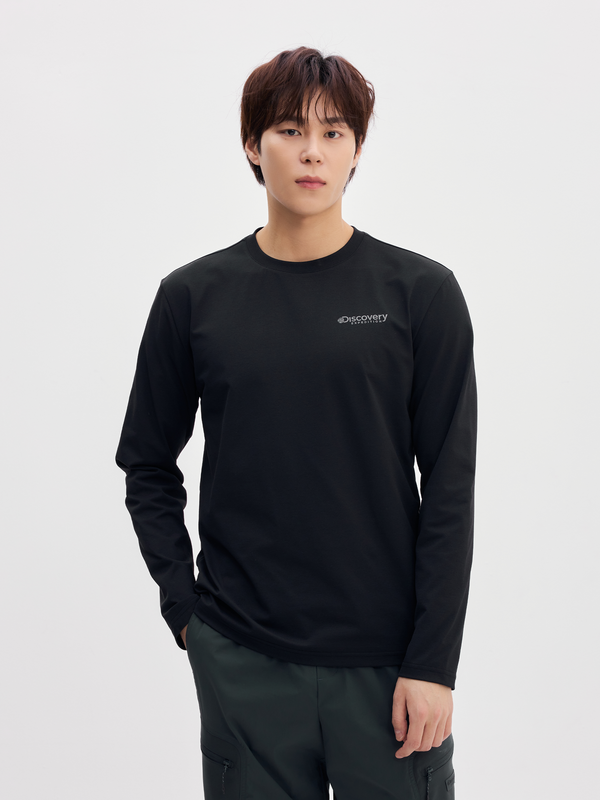 남성 에센셜 기능성 긴팔티셔츠