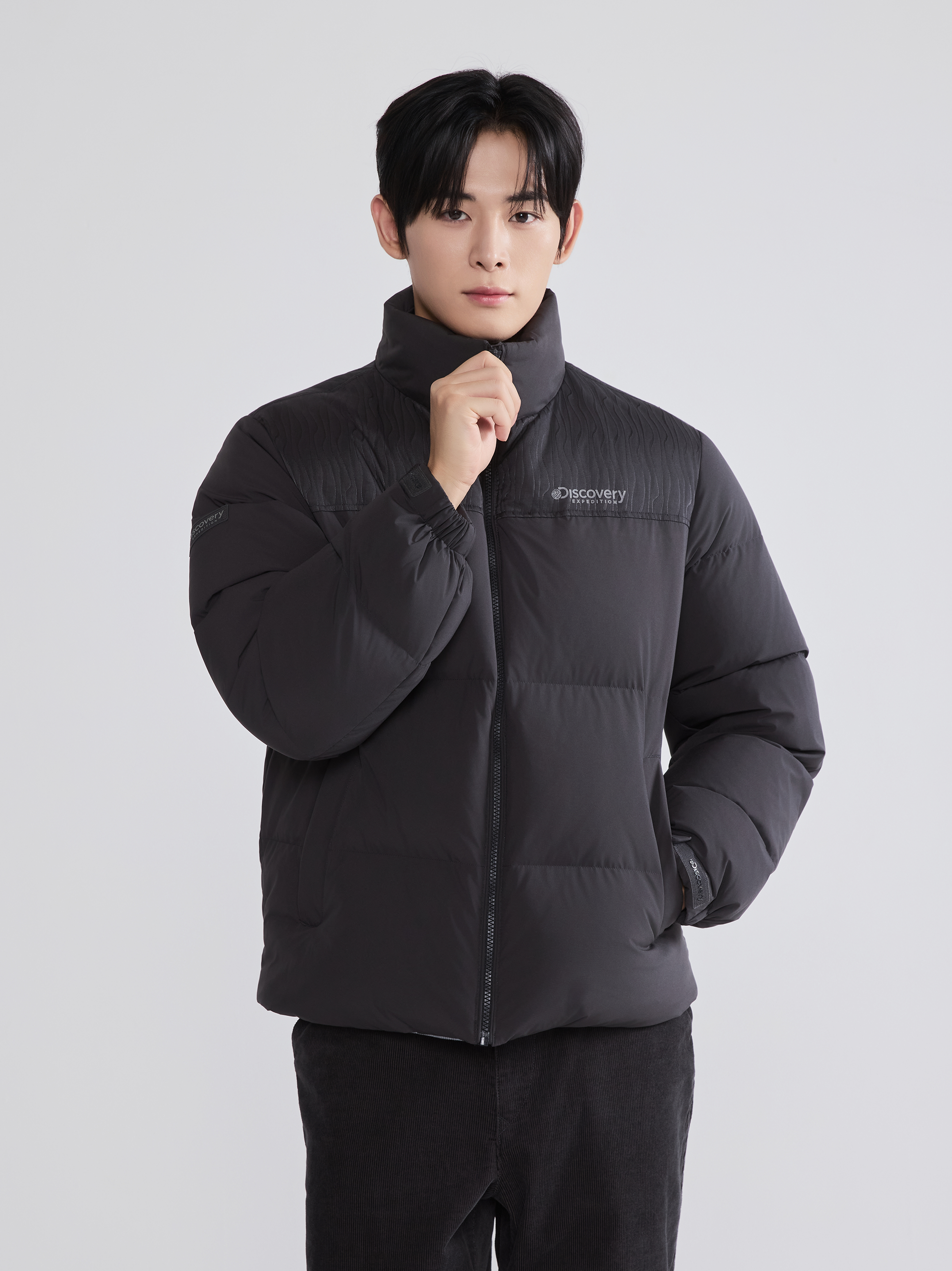 유니 반슬리 다운 숏패딩