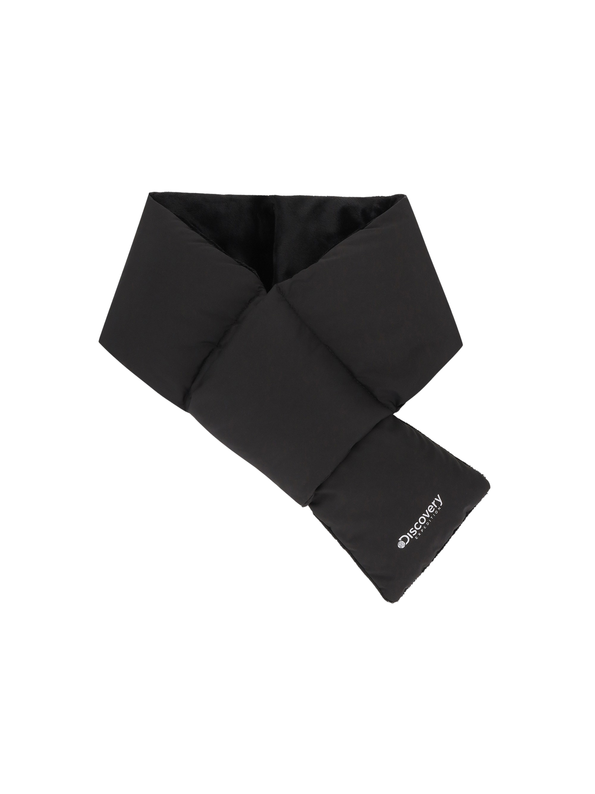 레스터 로고프린트 패딩 머플러