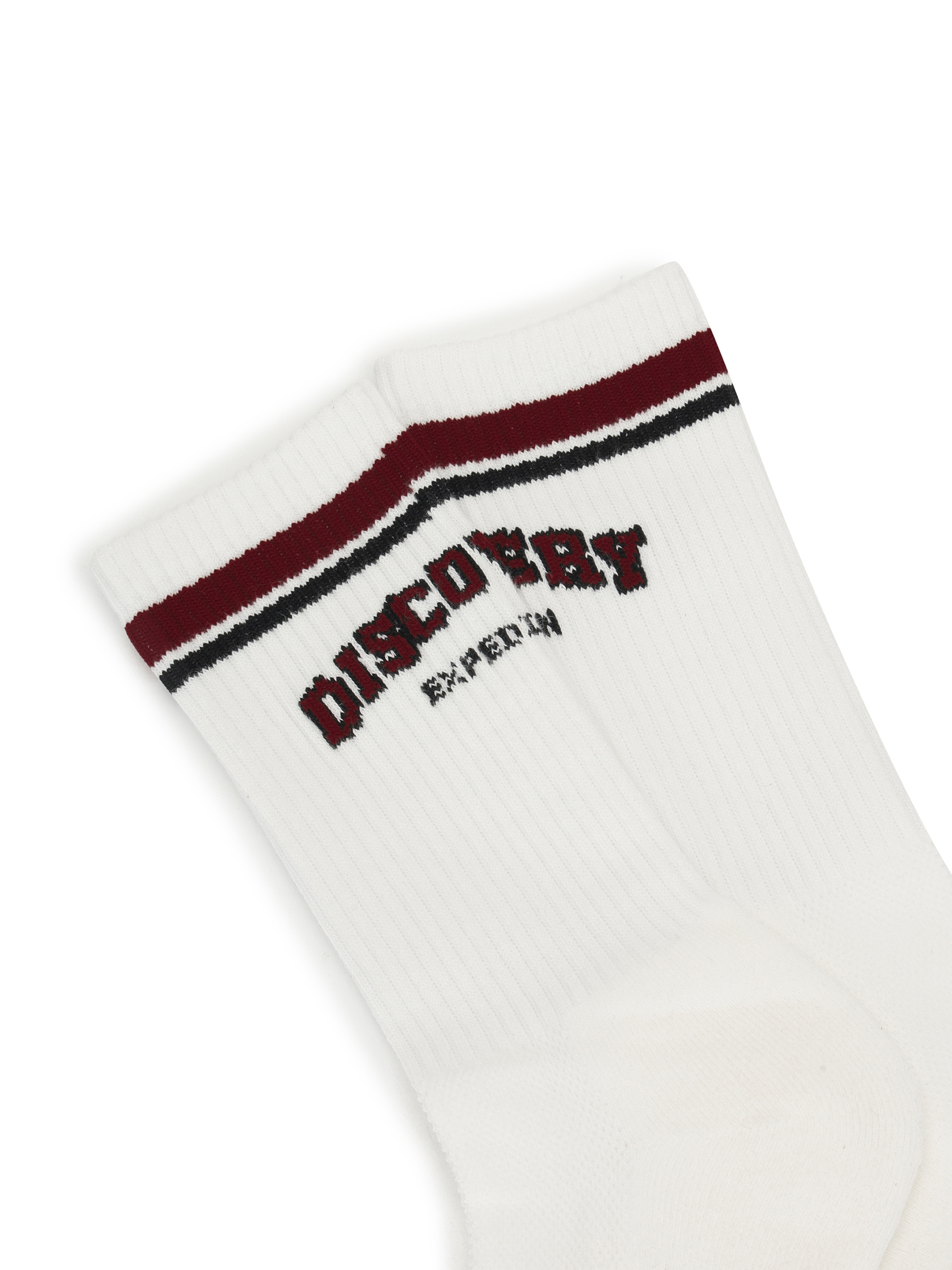 스트라이프 배색 하이삭스