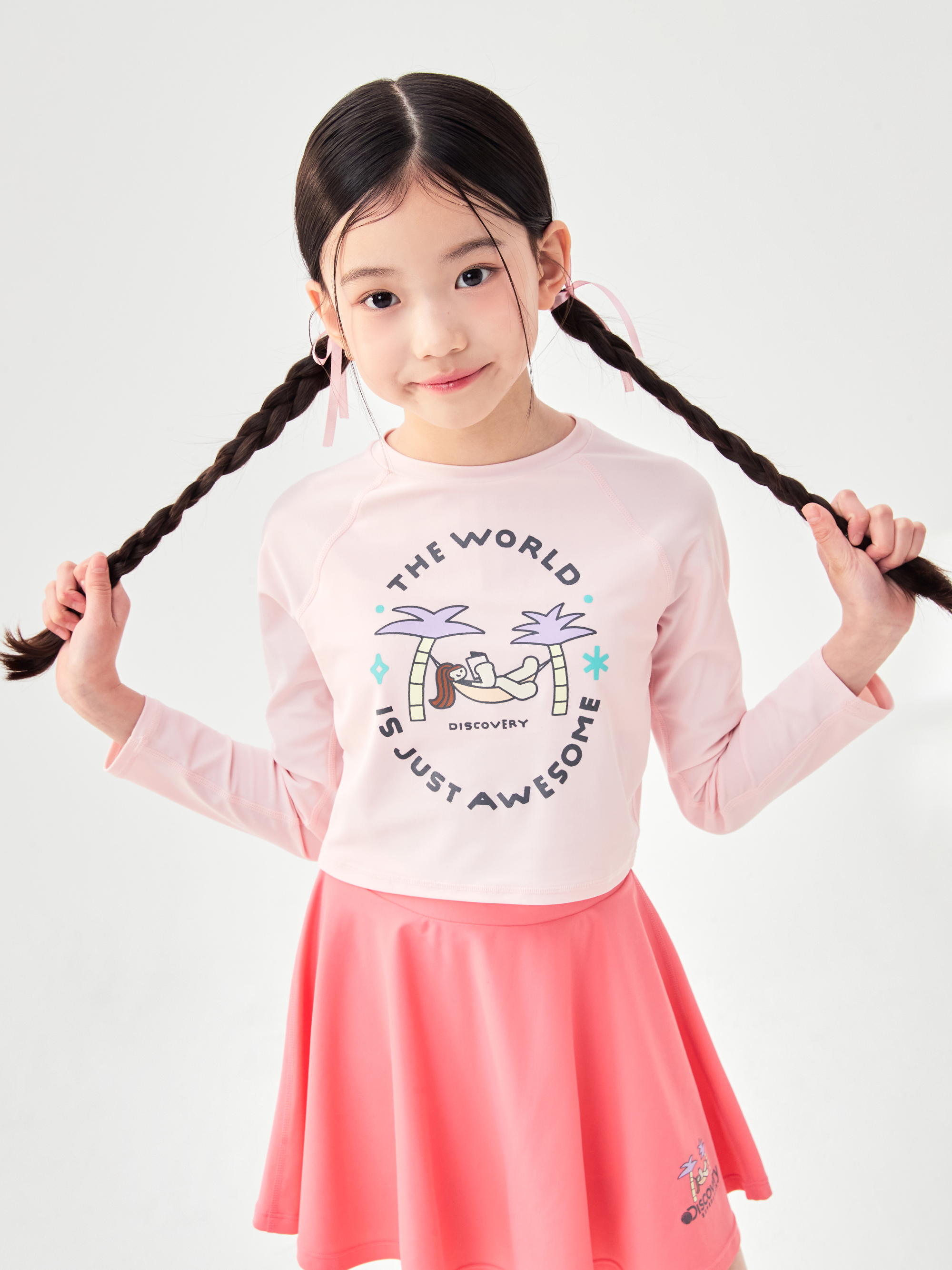 여아 프레시벤트 김다예 콜라보 래쉬가드
