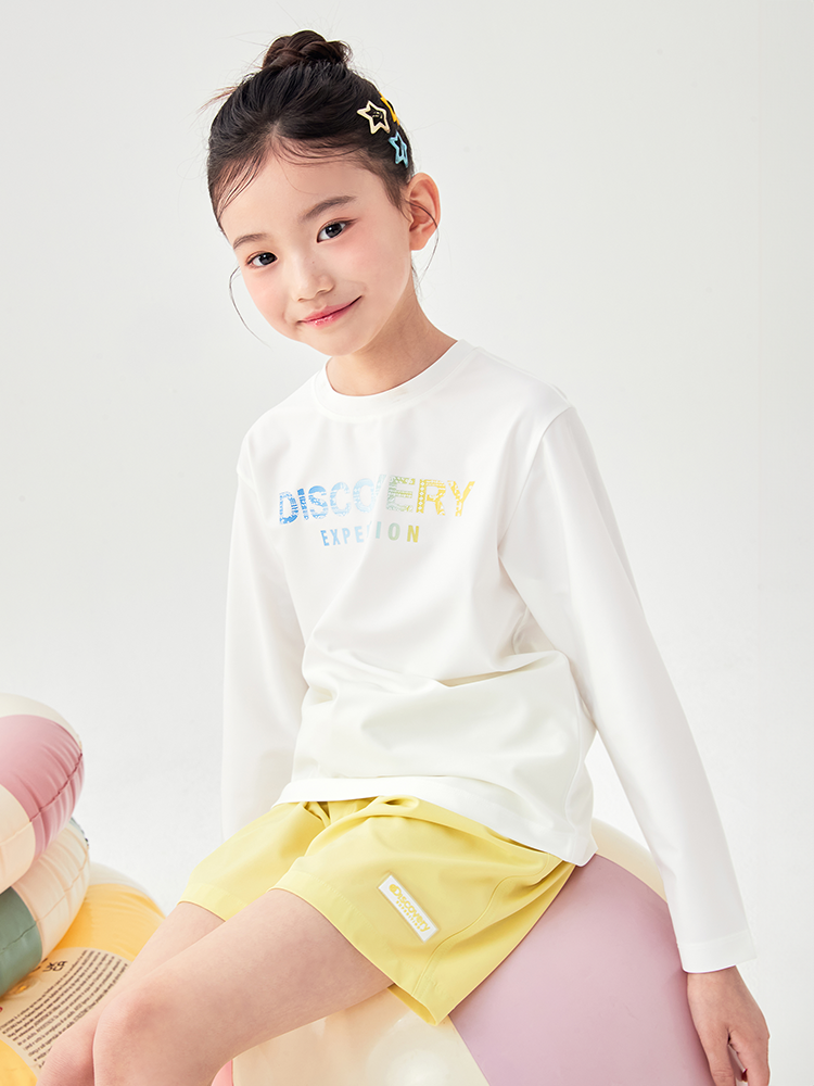 키즈 프레시벤트 빅로고 워터 긴팔티셔츠