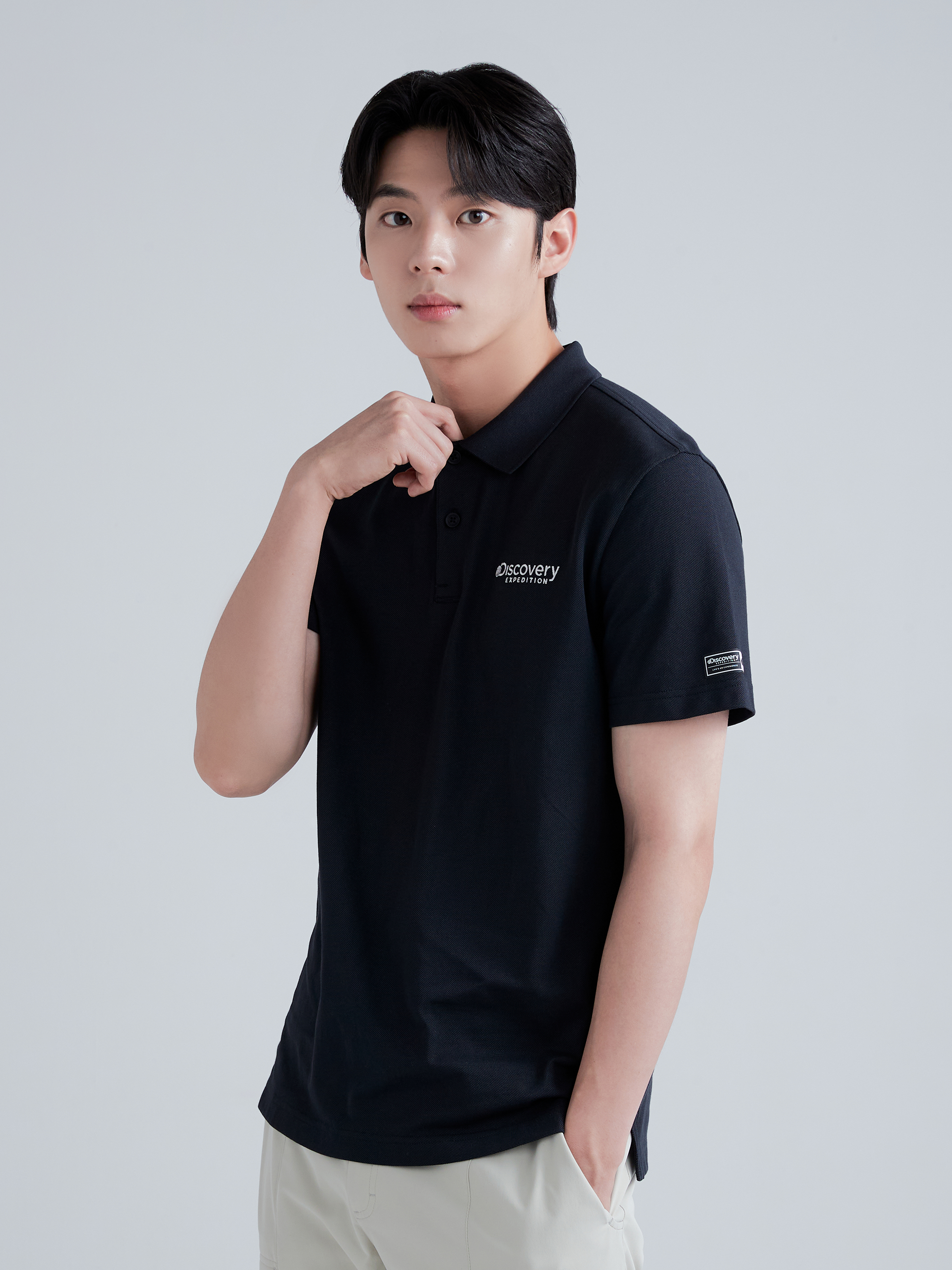 남성 테드 스몰로고 카라티