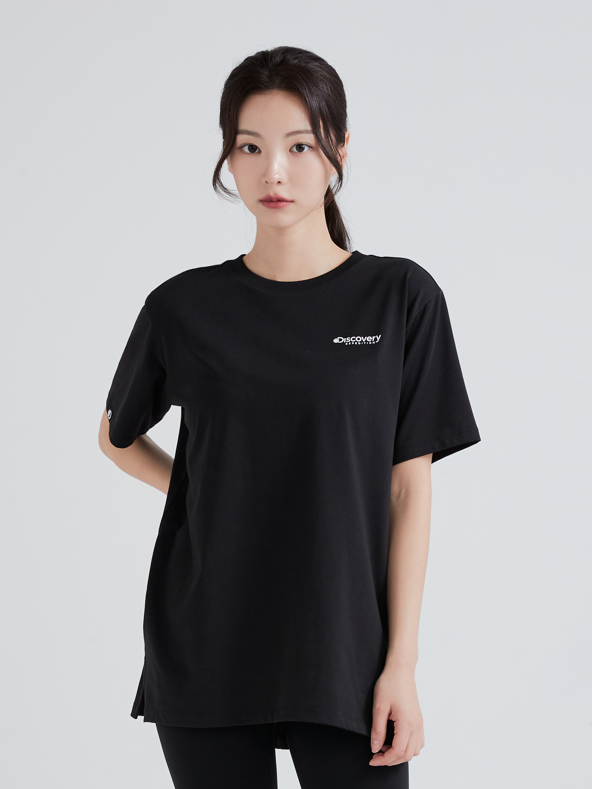우먼스 미드랭스 반팔티셔츠