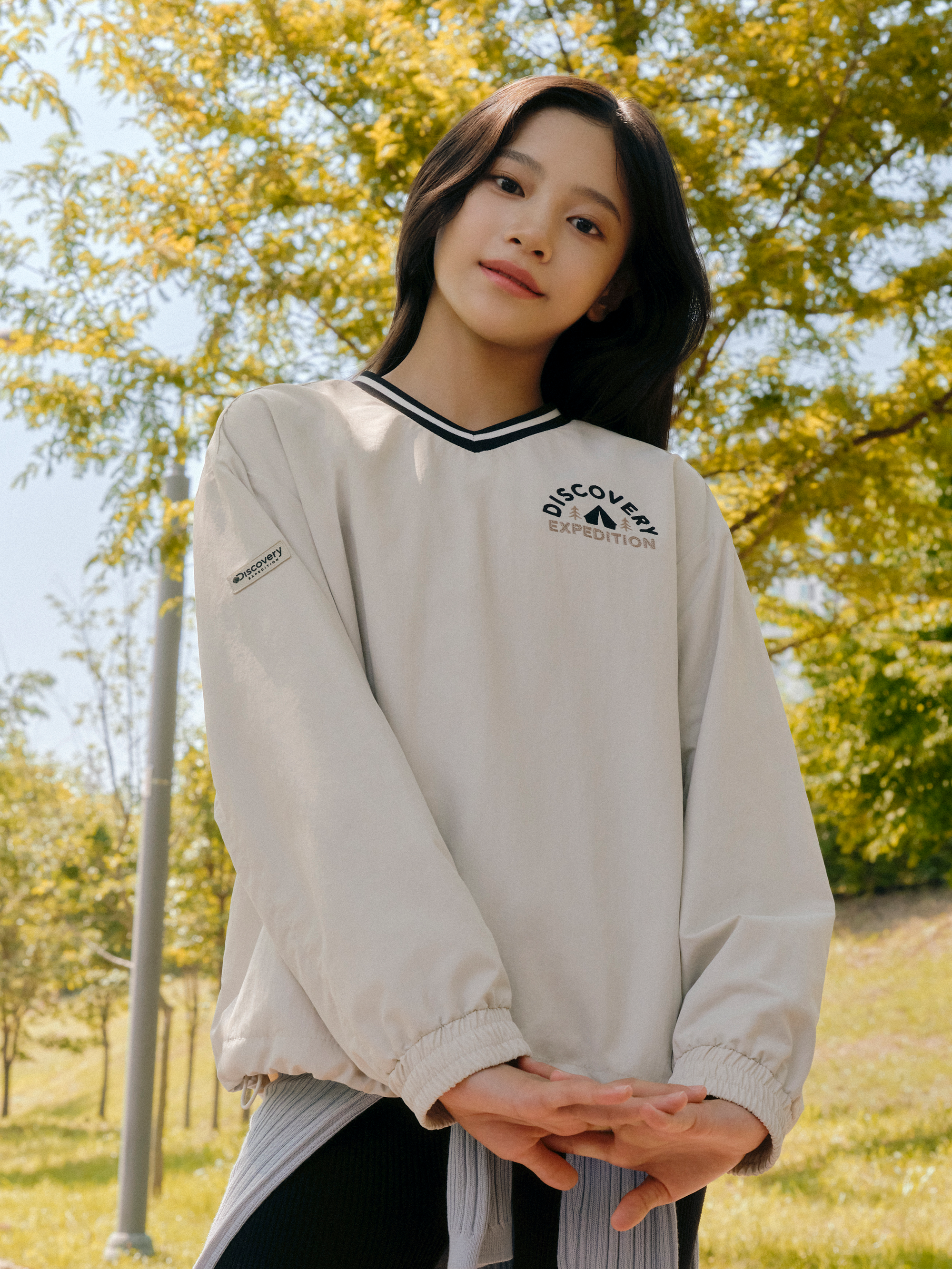 키즈 우븐 그래픽 맨투맨 세트