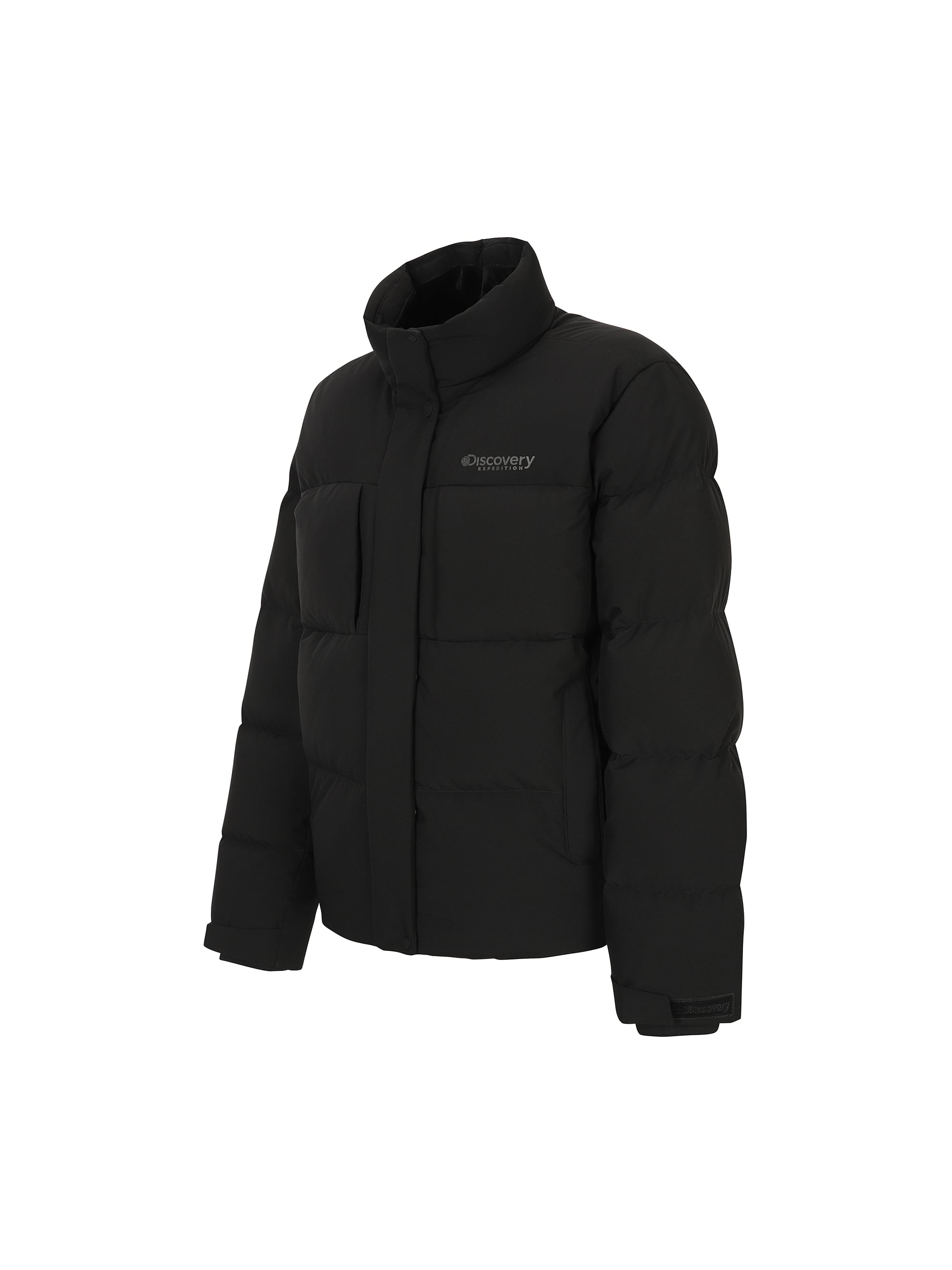 여성 레스터G 하이넥 구스다운 숏패딩