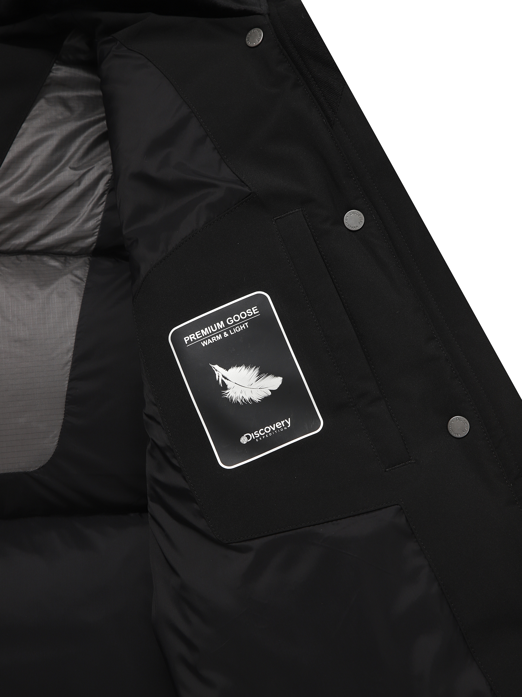 여성 레스터G 하이넥 구스다운 숏패딩