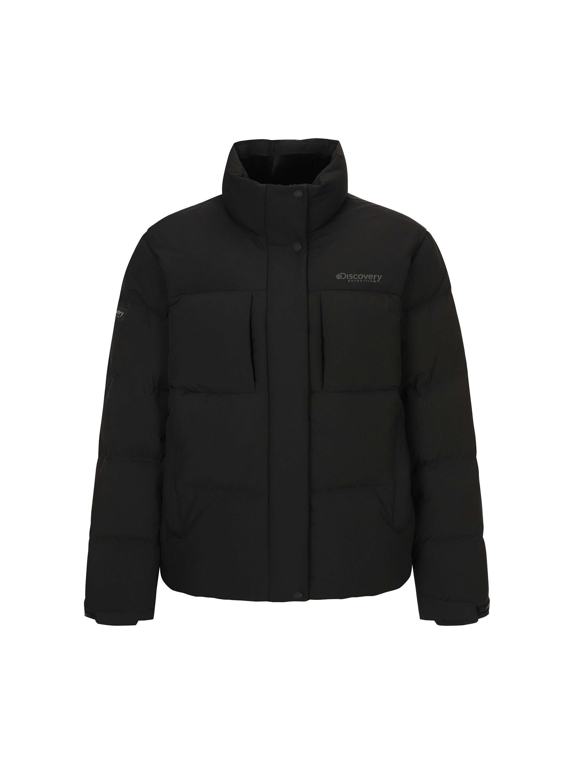 여성 레스터G 하이넥 구스다운 숏패딩