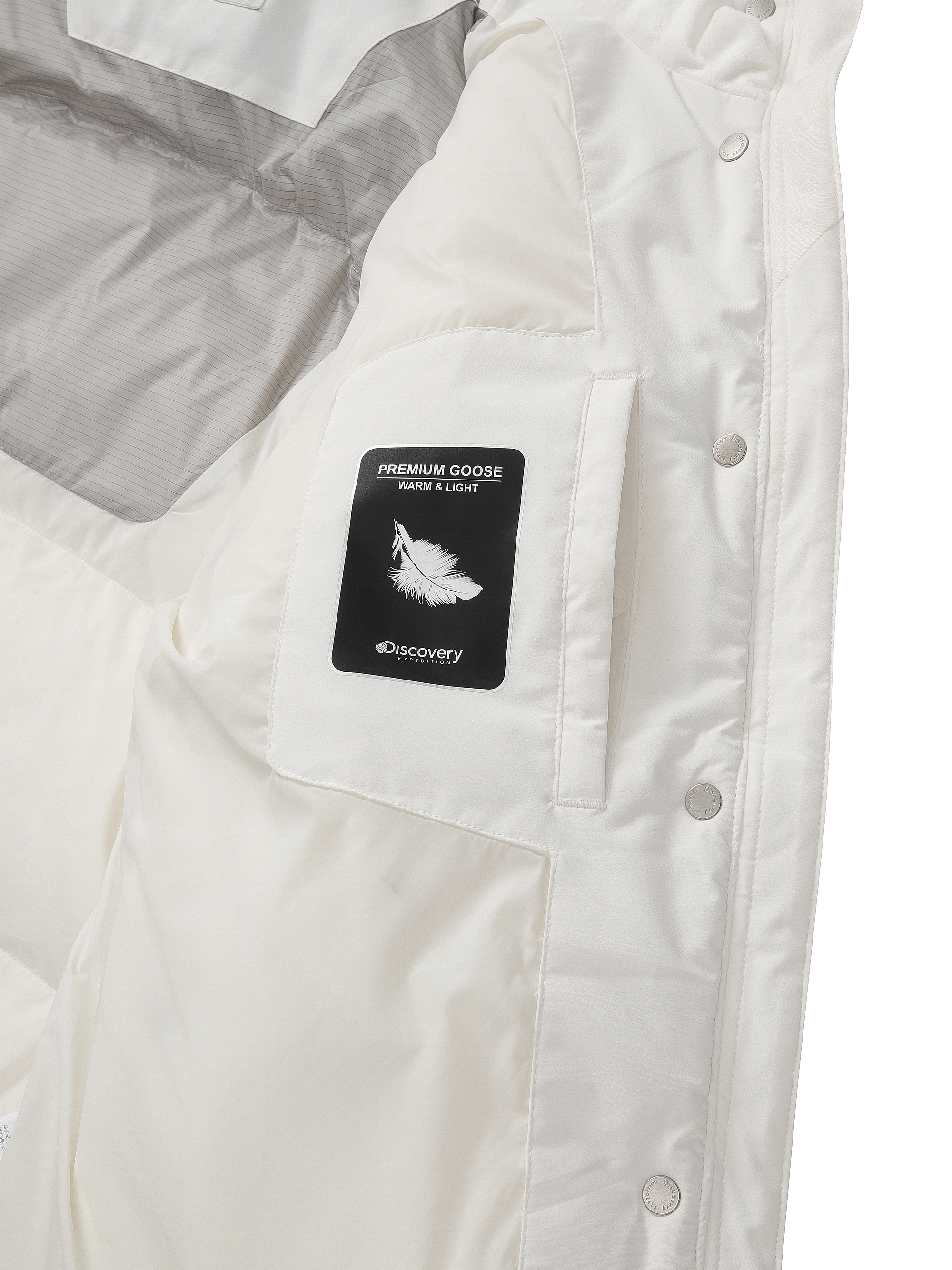 여성 레스터G 하이넥 구스다운 숏패딩