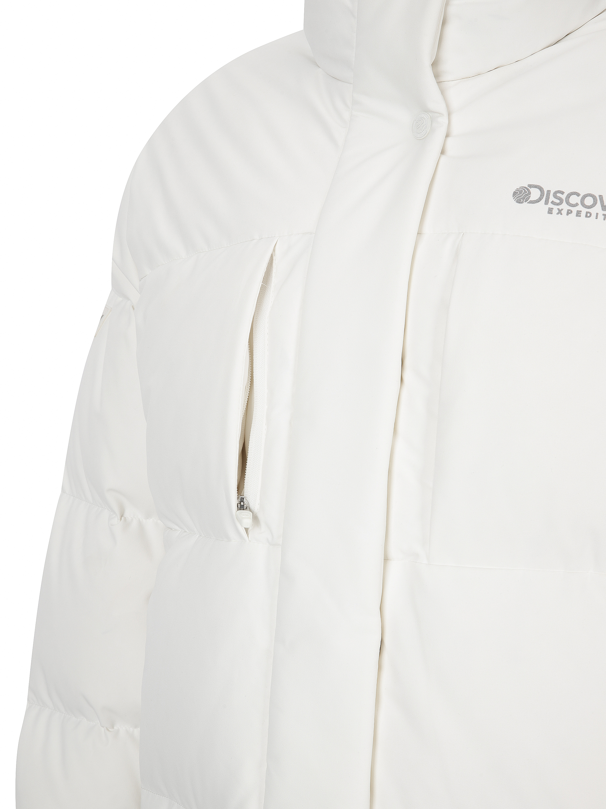 여성 레스터G 하이넥 구스다운 숏패딩