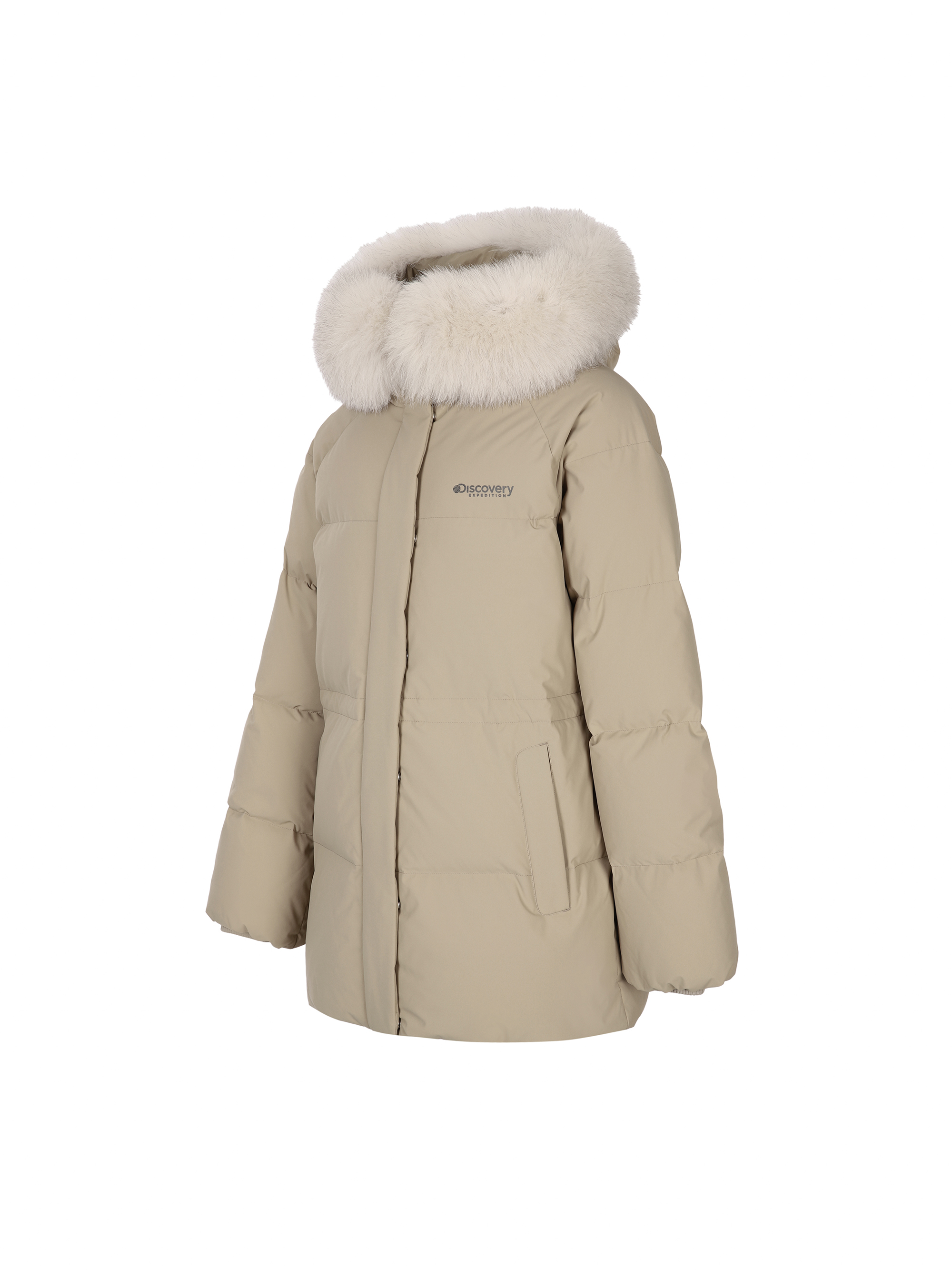 여성 켈리 구스다운 미드패딩