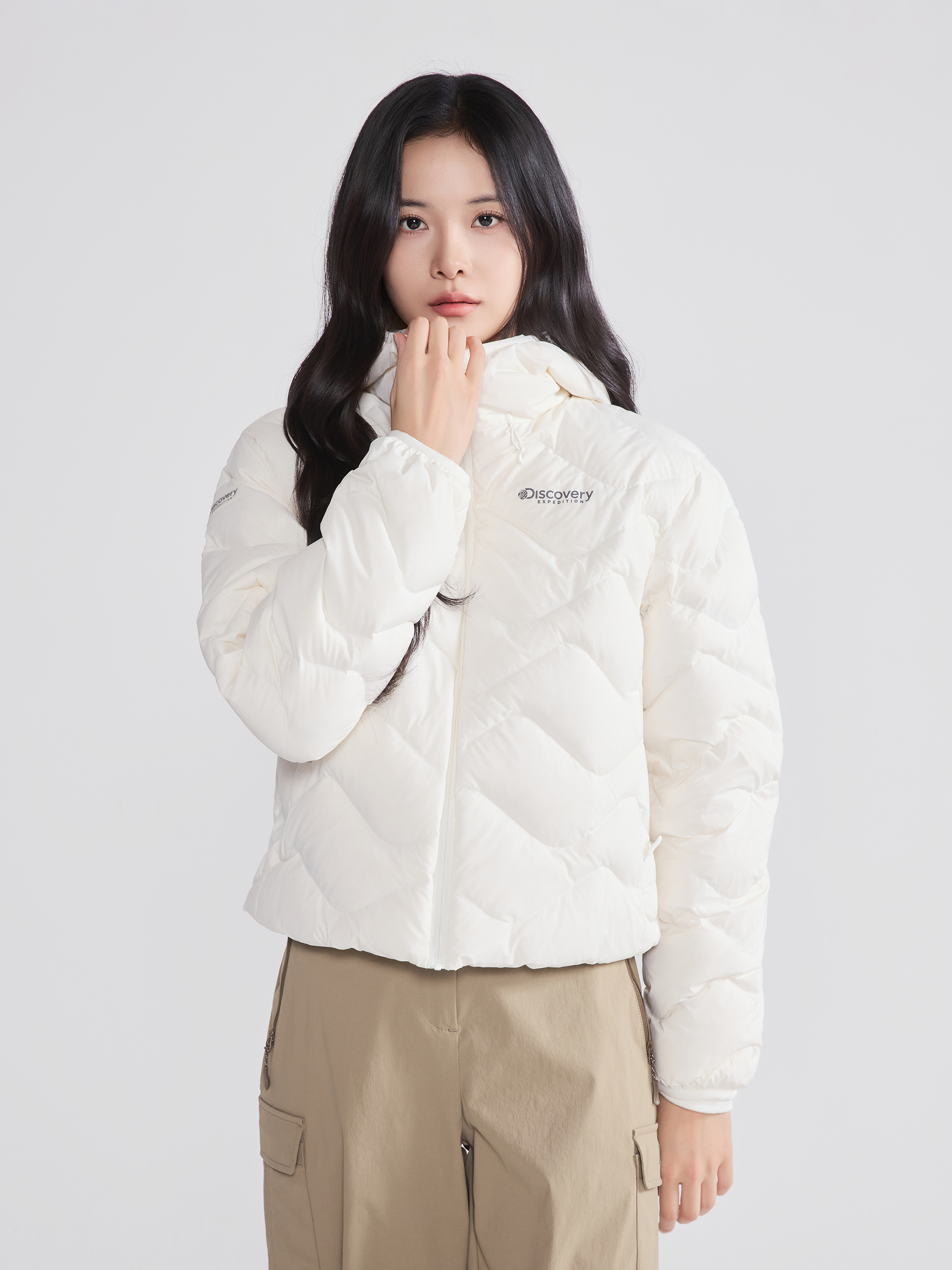 여성 올핀 다운 경량패딩