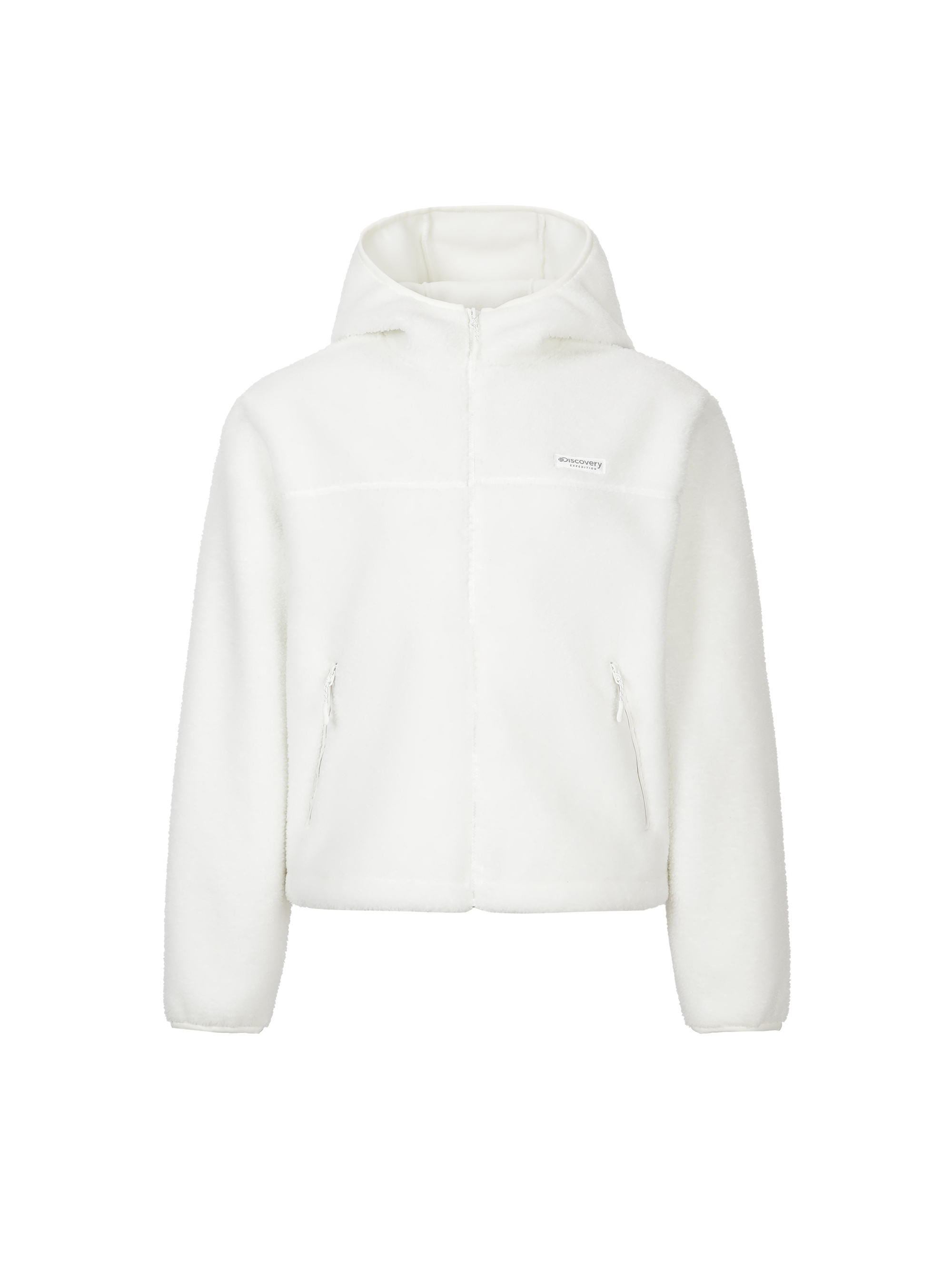 여성 테크플리스 후드 자켓