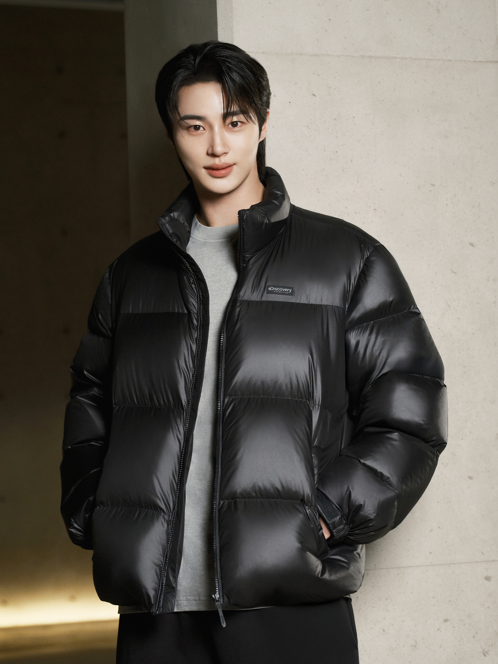 유니 반슬리 다운 숏패딩