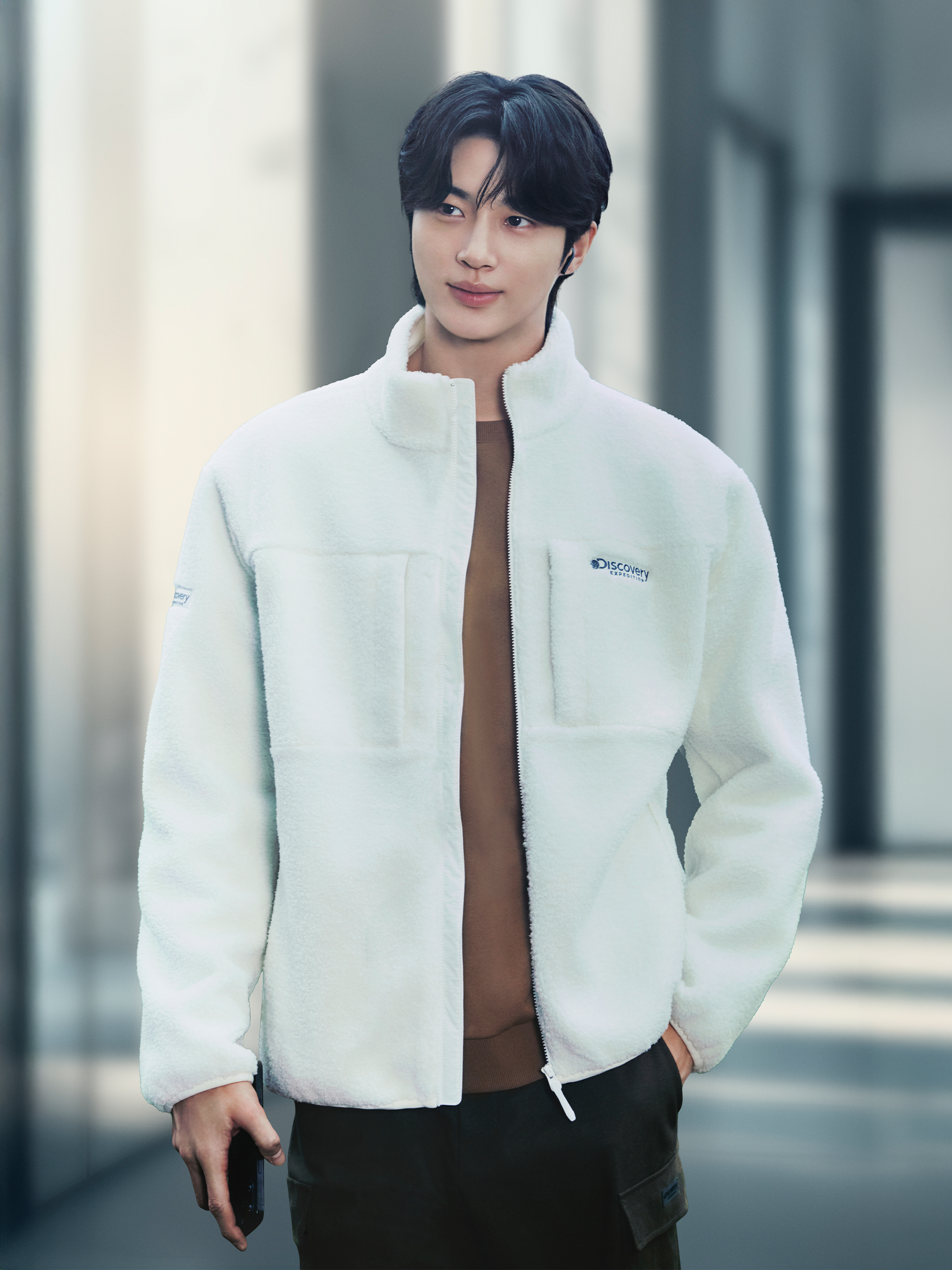 테크플리스 하이넥 자켓