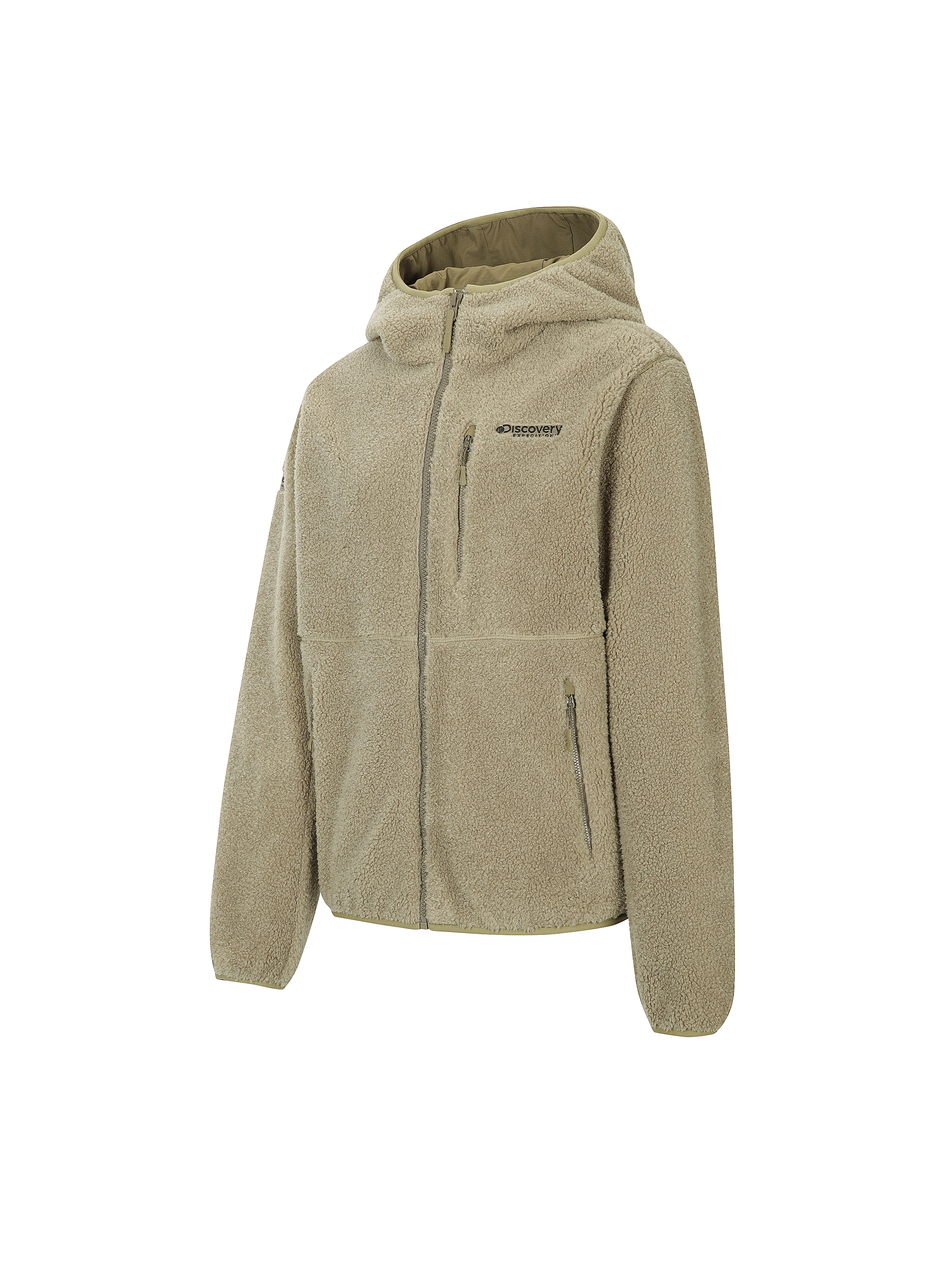 테크플리스 후드 자켓