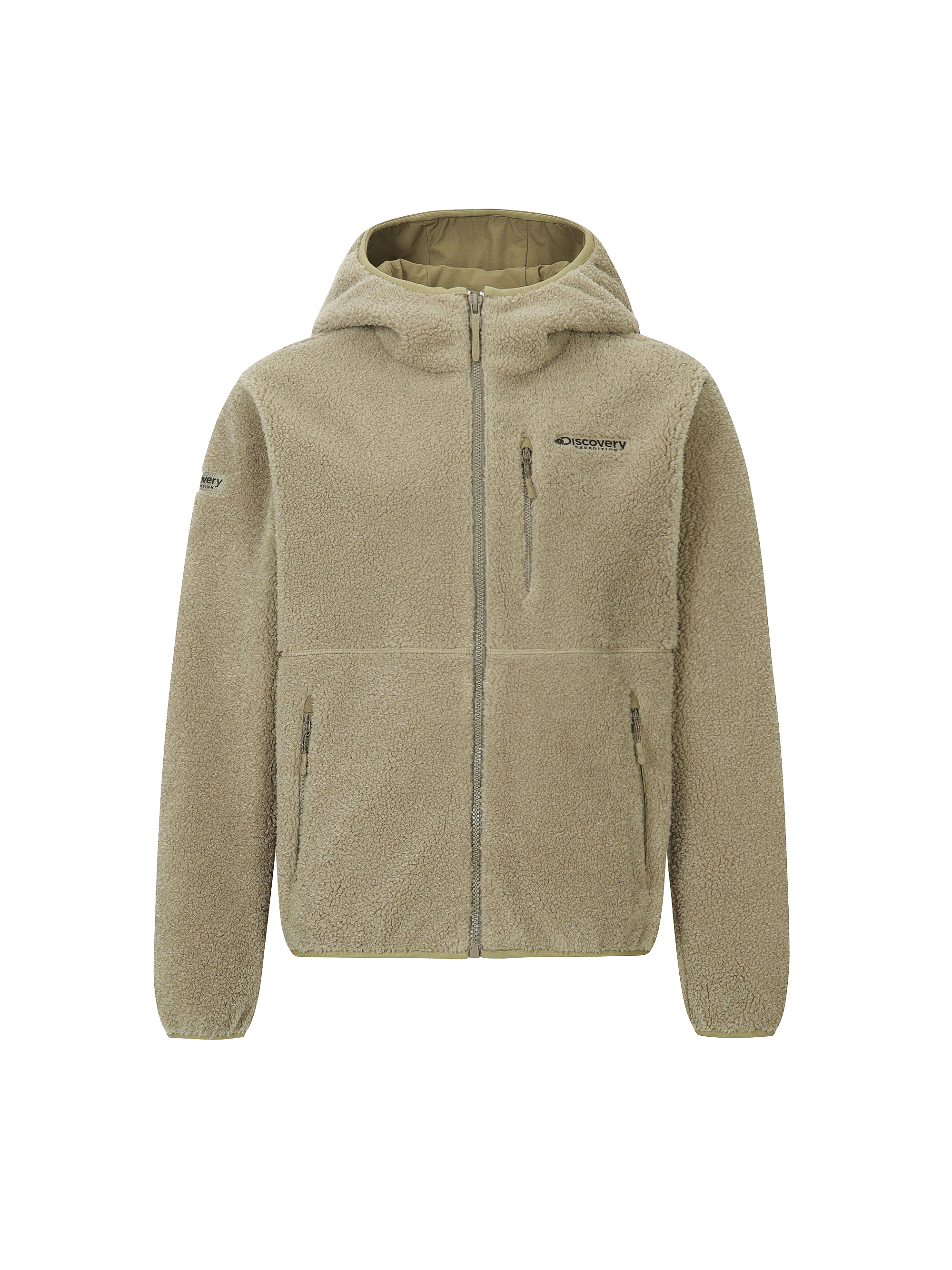 테크플리스 후드 자켓