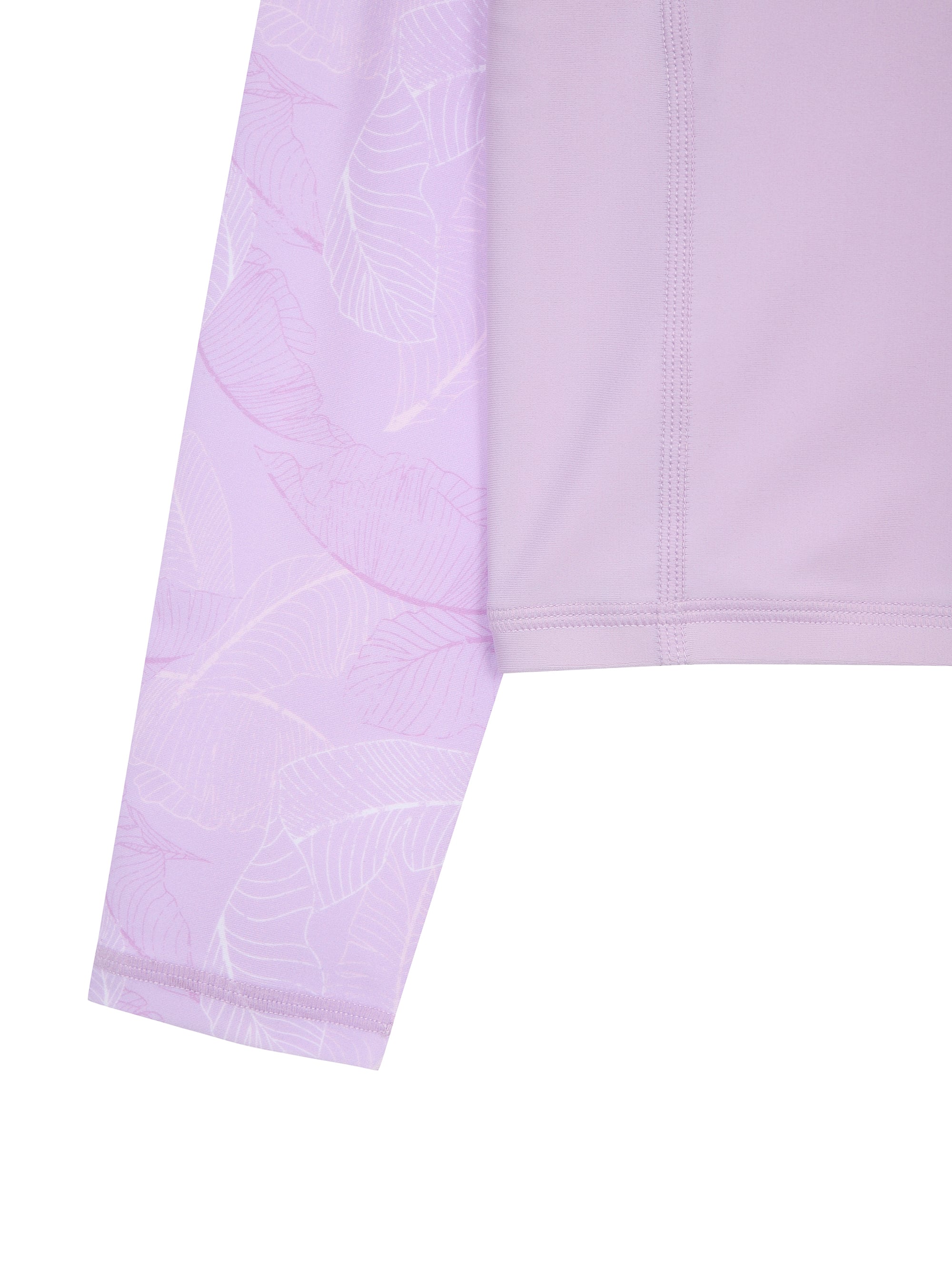 여아 프레시벤트 소매패턴 풀집업 세미크롭 래쉬가드