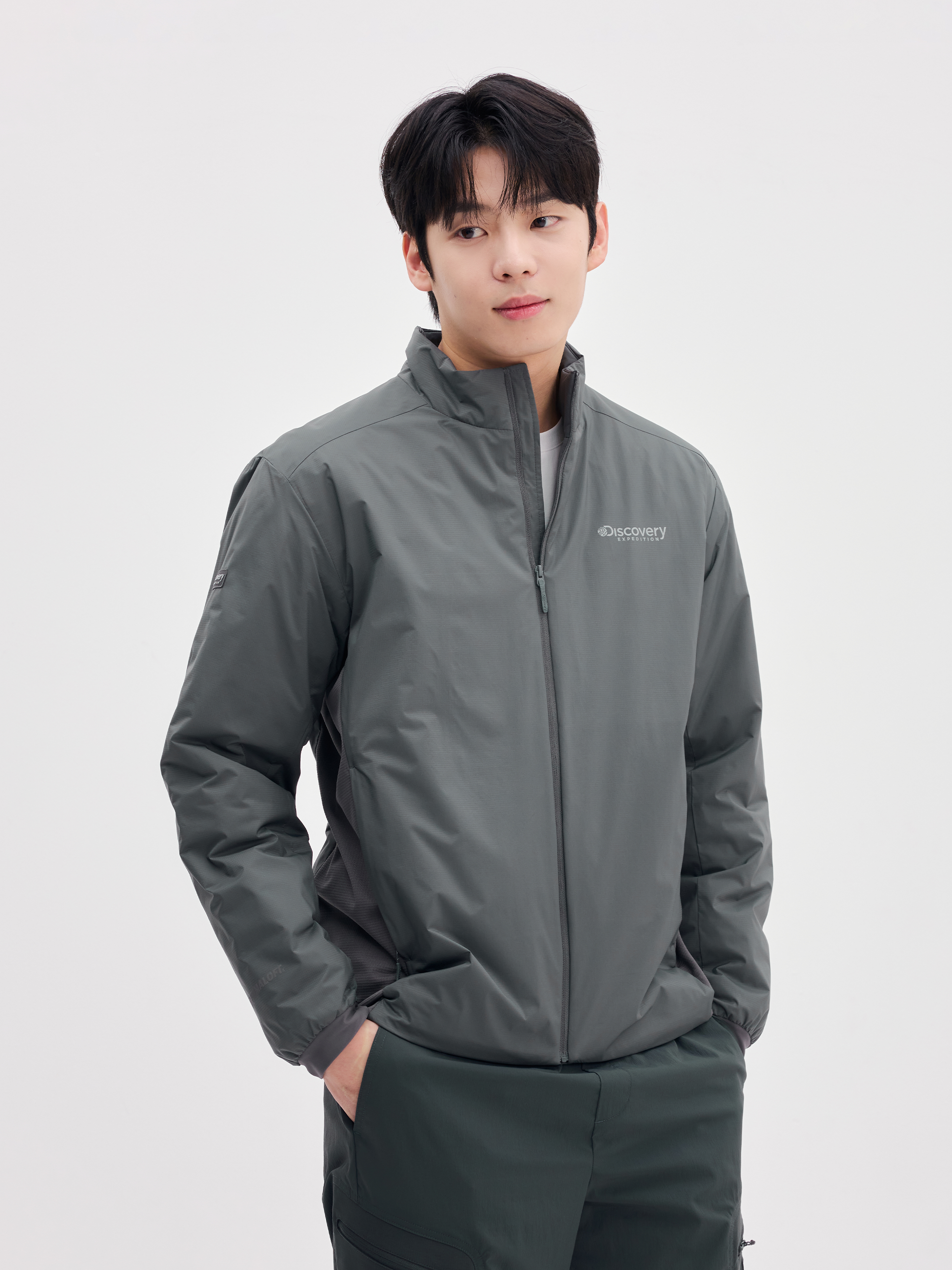 남성 프리마로프트 하이넥 패딩자켓