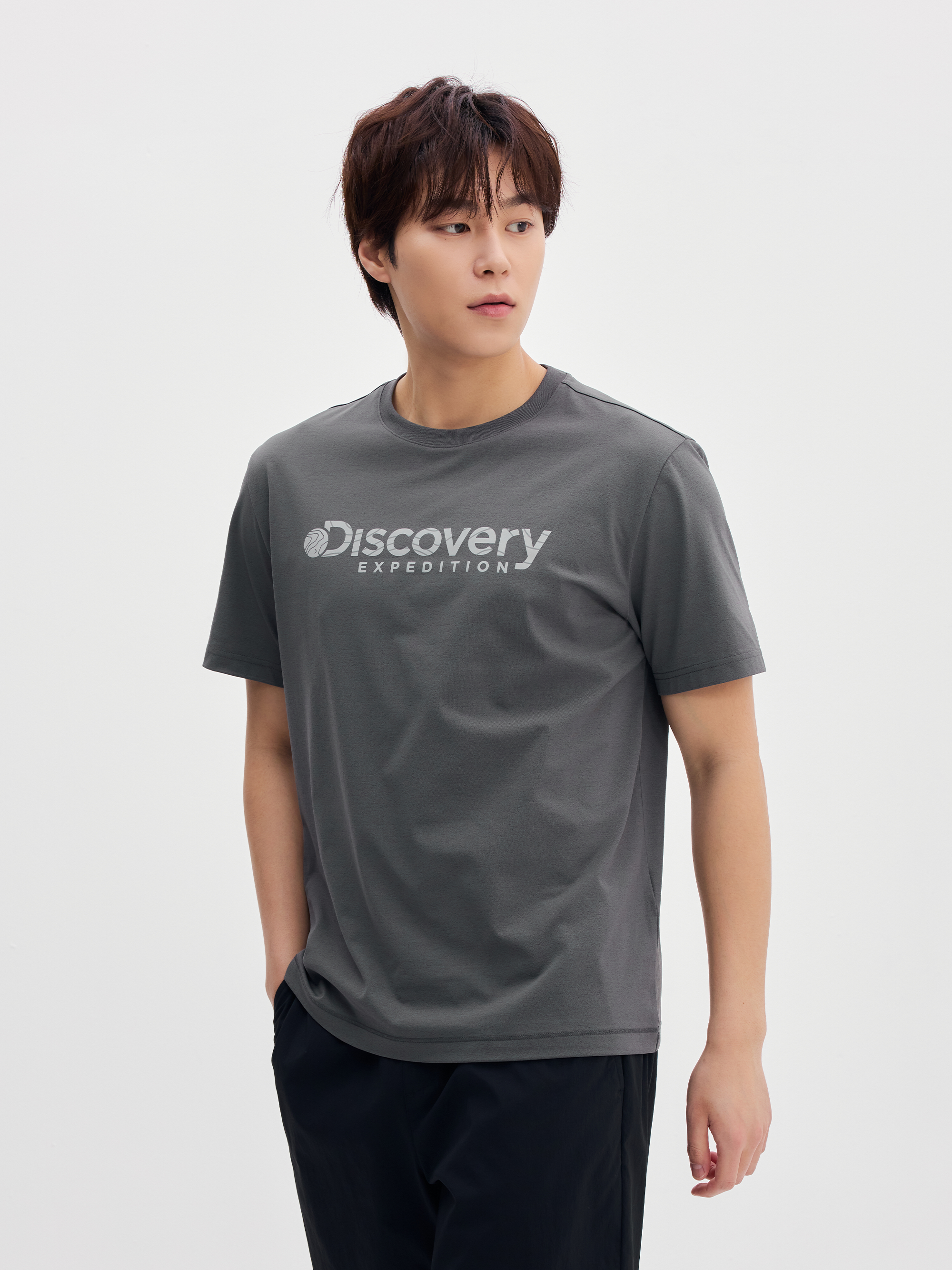 남성 모레인 빅로고 반팔티셔츠
