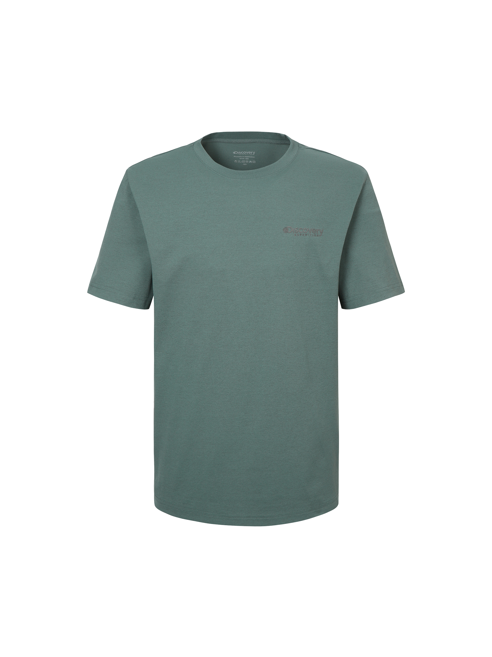 남성 에버딘 스몰로고 반팔티셔츠