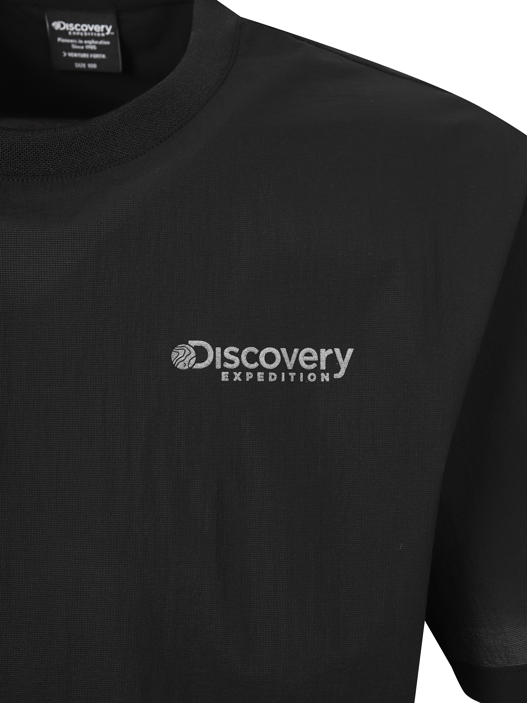 남성 에어닷 우븐 반팔티셔츠