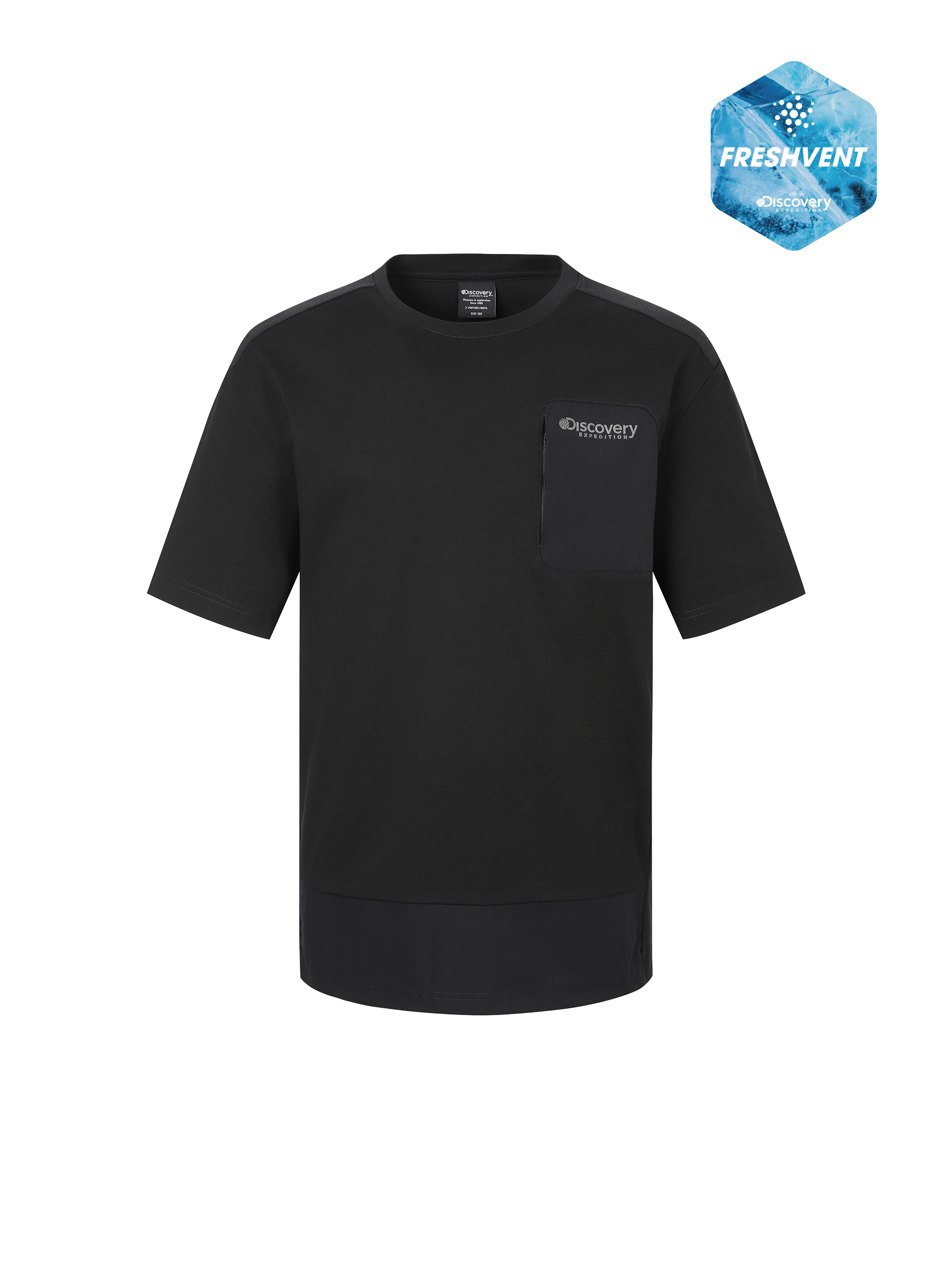 프레시벤트 우븐 남성 고프코어 하이브리드 립스탑 포켓 반팔티셔츠