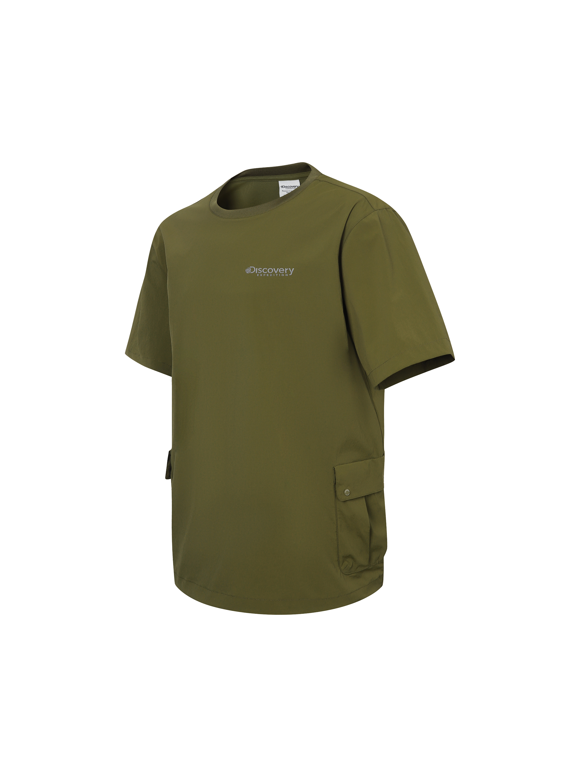 프레시벤트 우븐 남성 고프코어 투포켓 반팔티셔츠