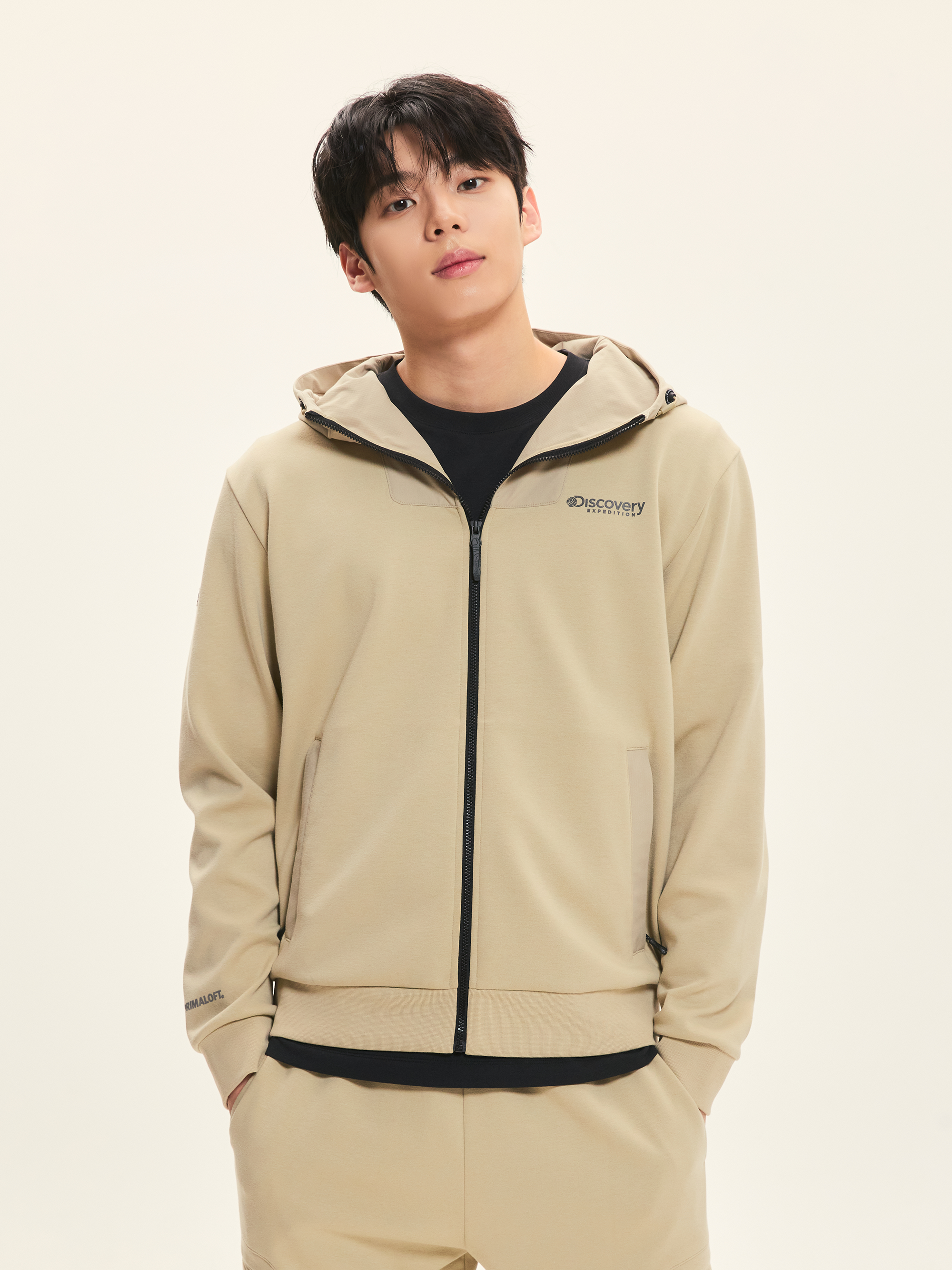 니트 에센셜 남성 하이브리드 자켓