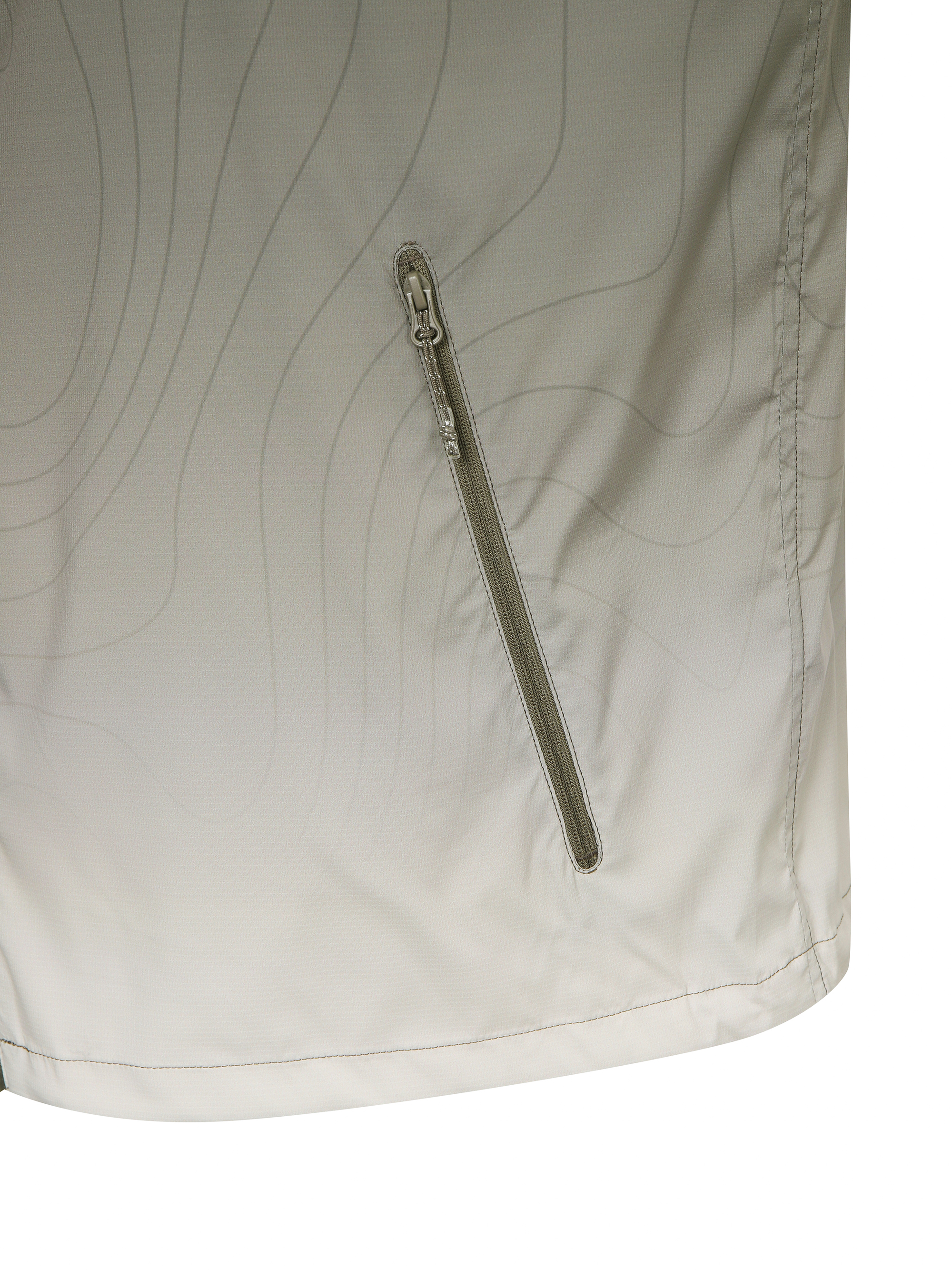 남성 등고선 프린트 바람막이