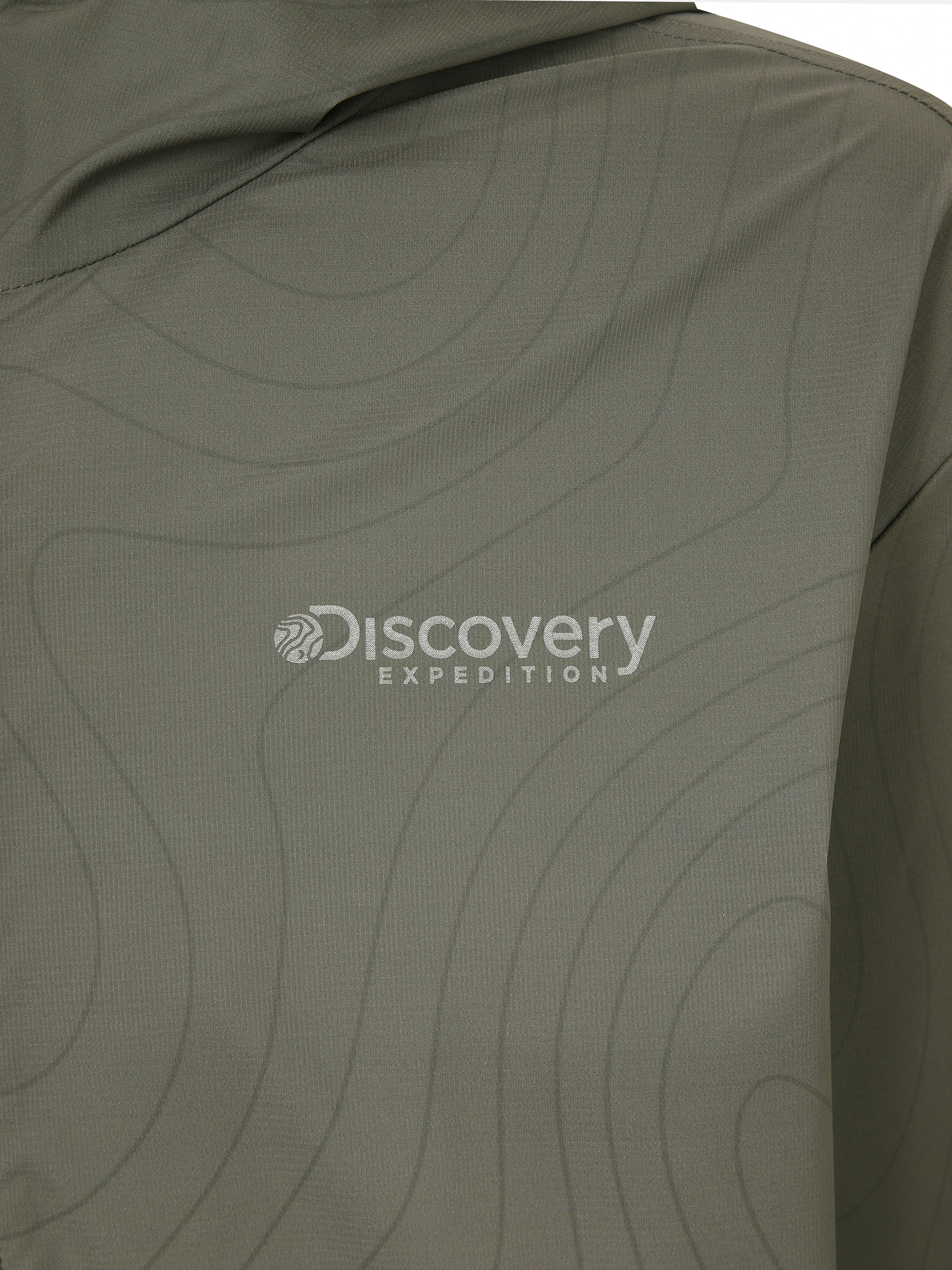 남성 등고선 프린트 바람막이