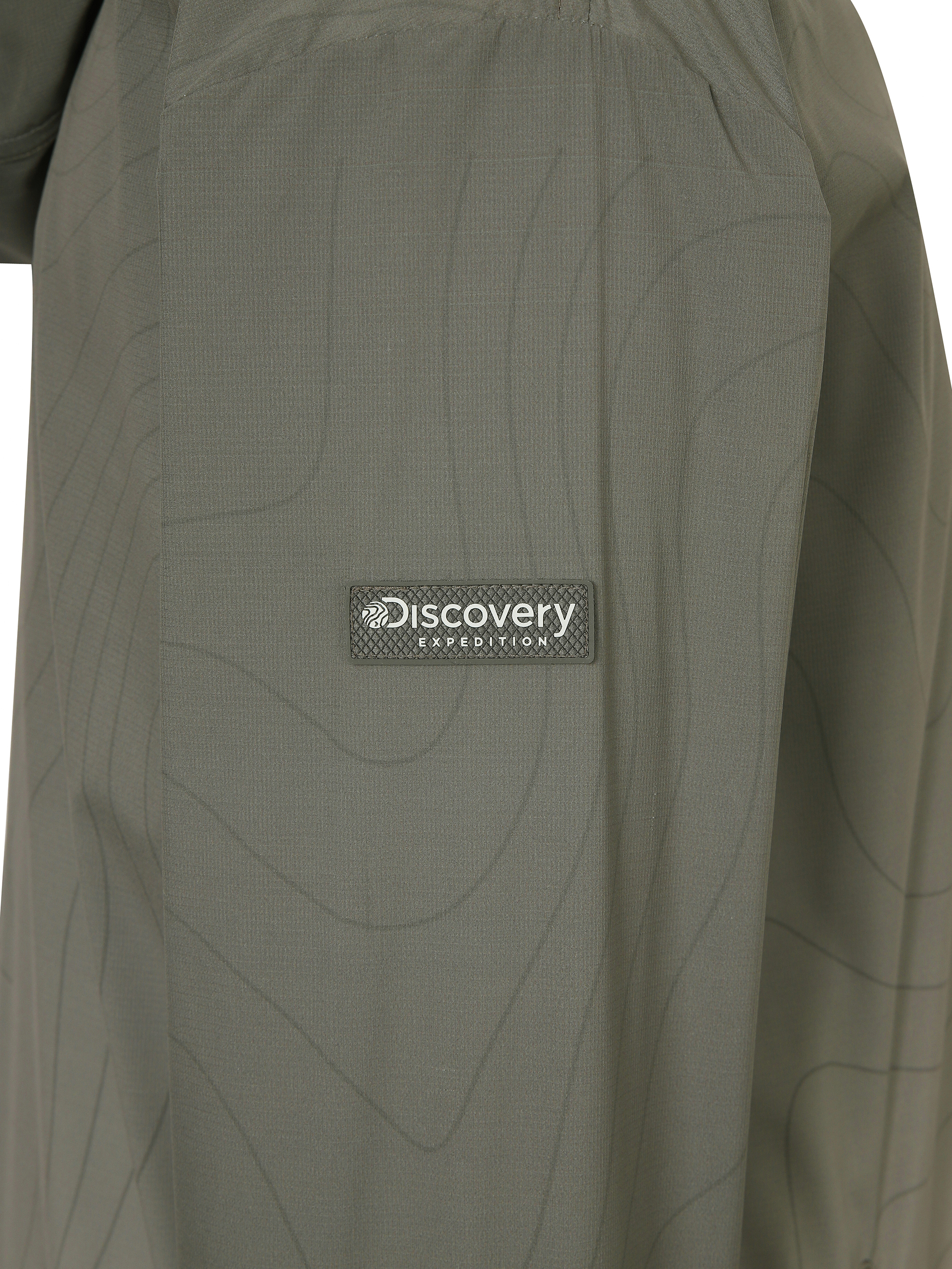 남성 등고선 프린트 바람막이