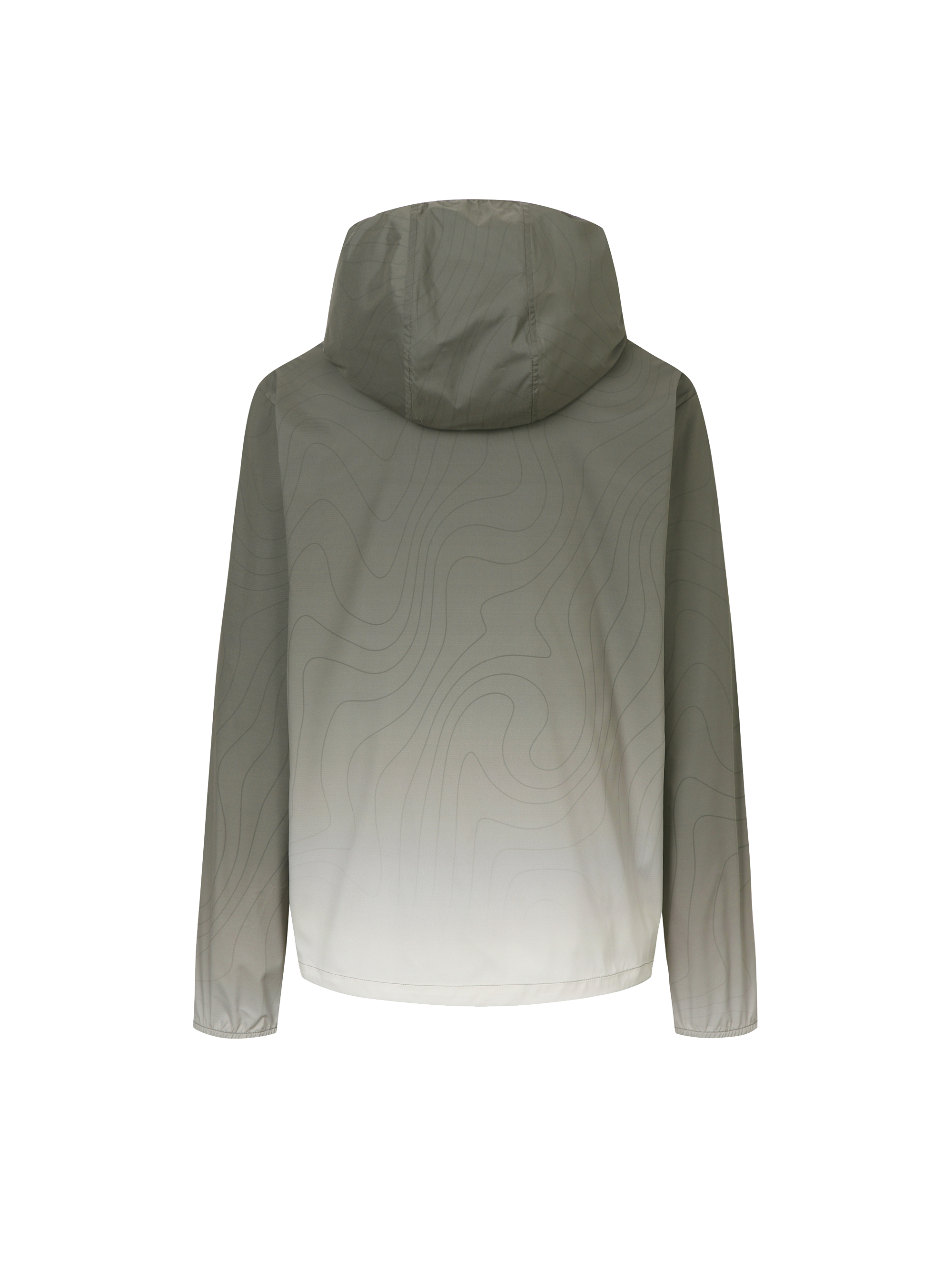 남성 등고선 프린트 바람막이