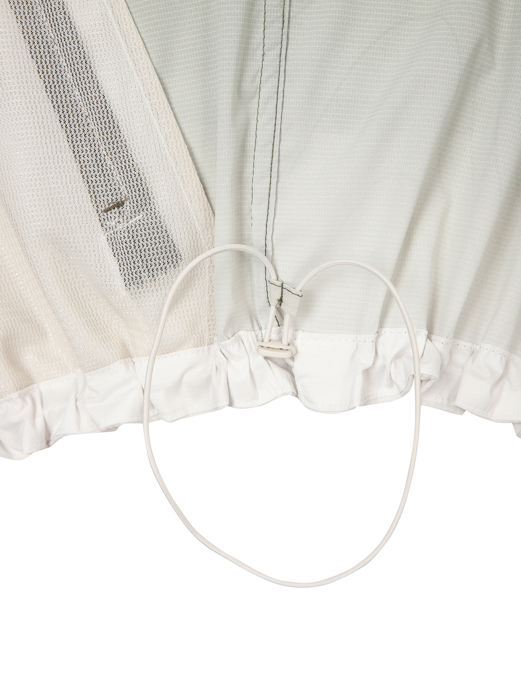 남성 등고선 프린트 바람막이