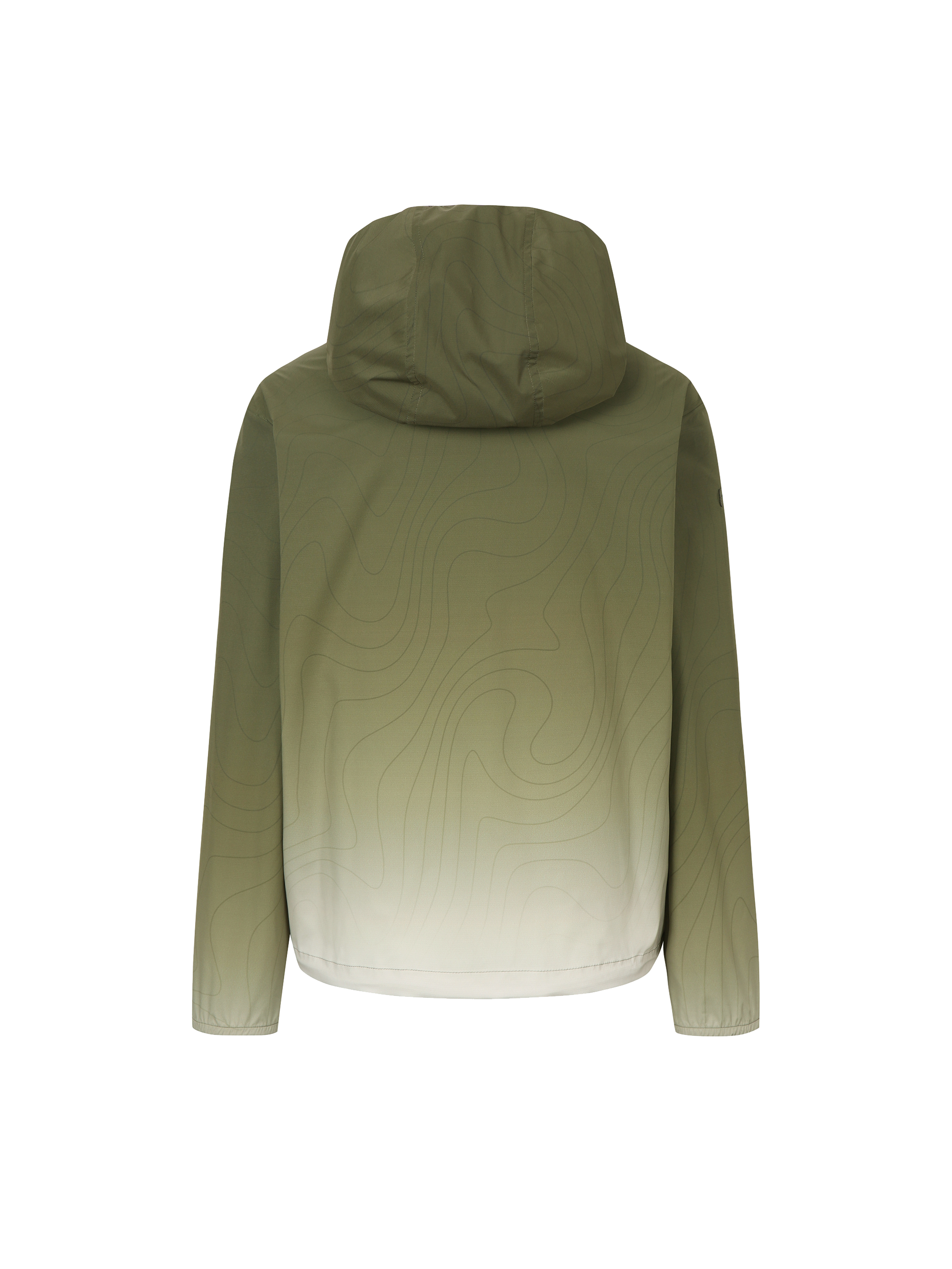 남성 등고선 프린트 바람막이