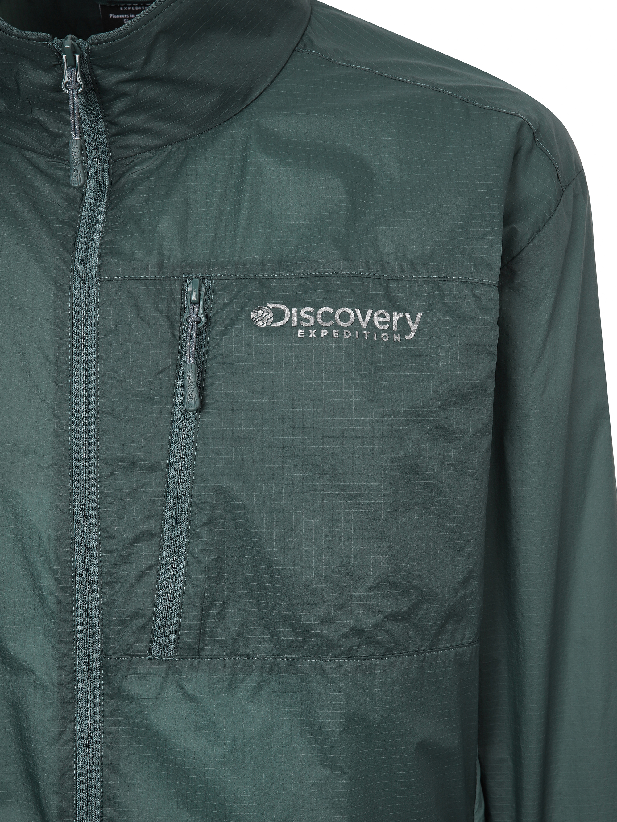 남성 초경량 립스탑 하이넥 바람막이