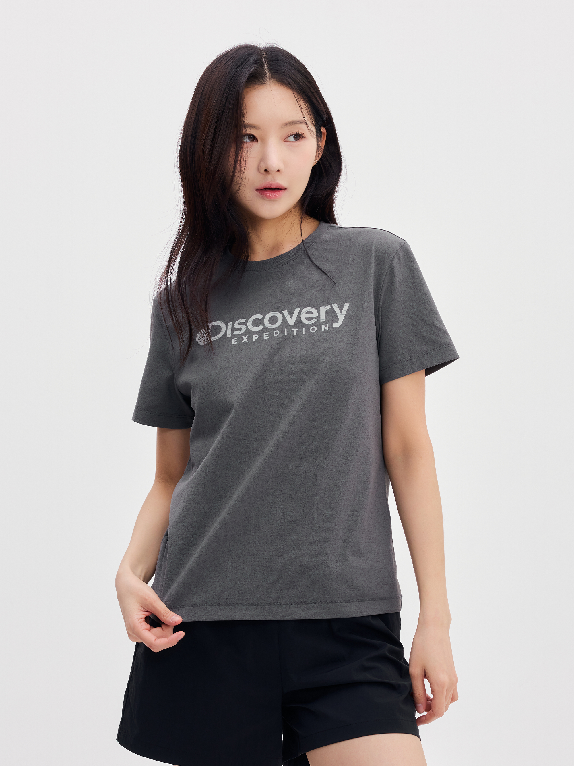 여성 모레인 빅로고 반팔티셔츠