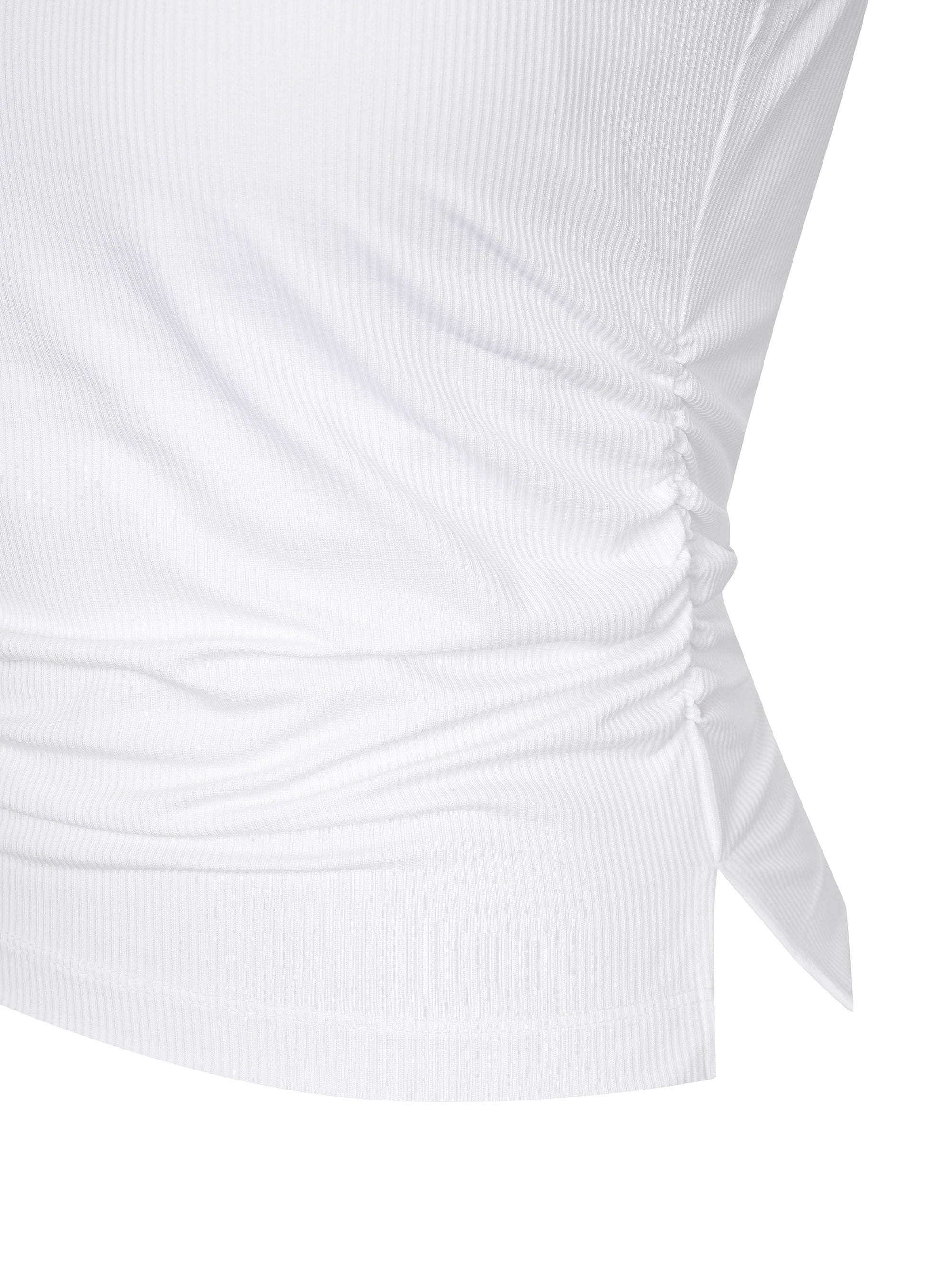 프레시벤트 여성 슬리브리스 워터 크롭탑