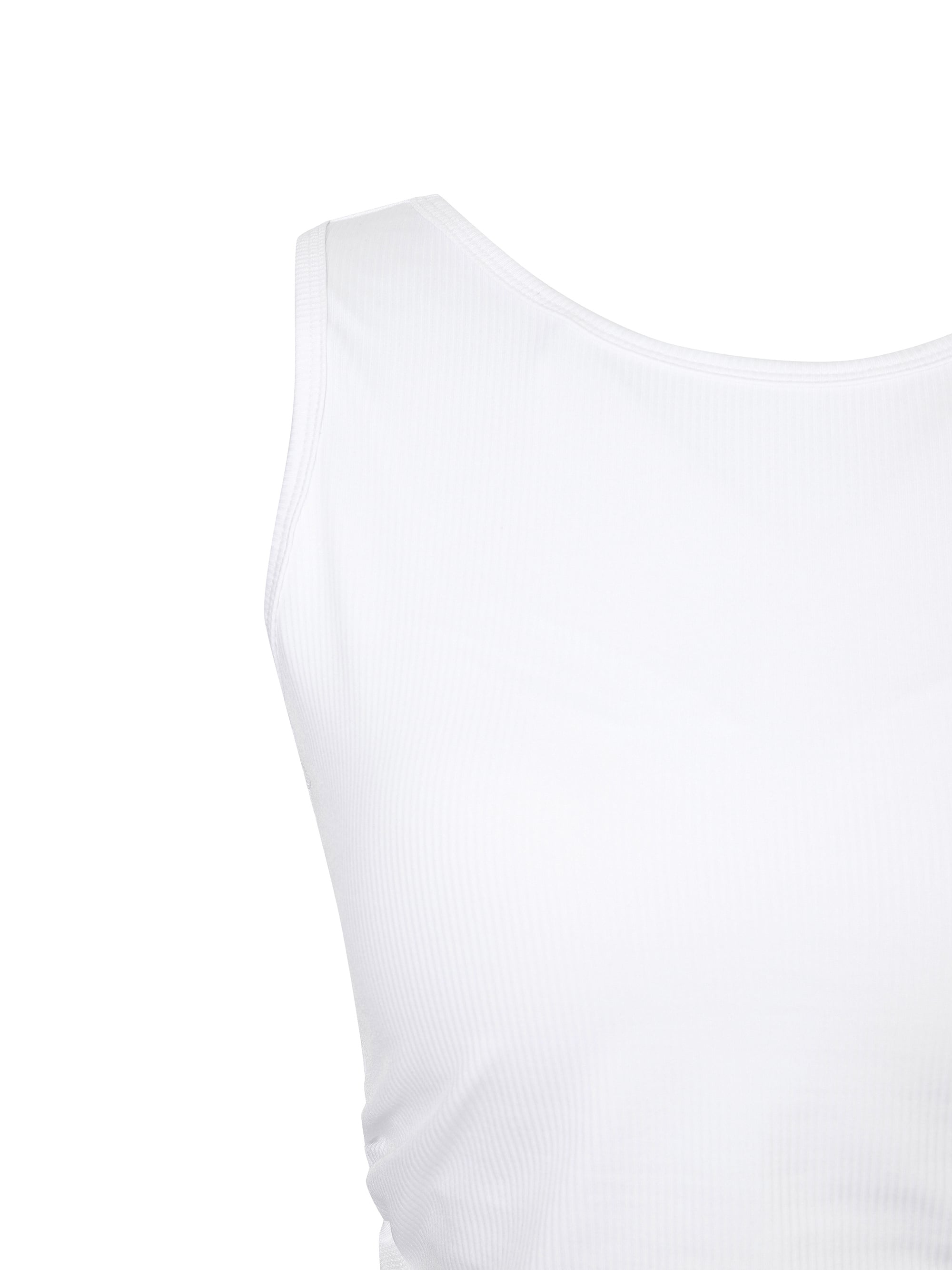 프레시벤트 여성 슬리브리스 워터 크롭탑