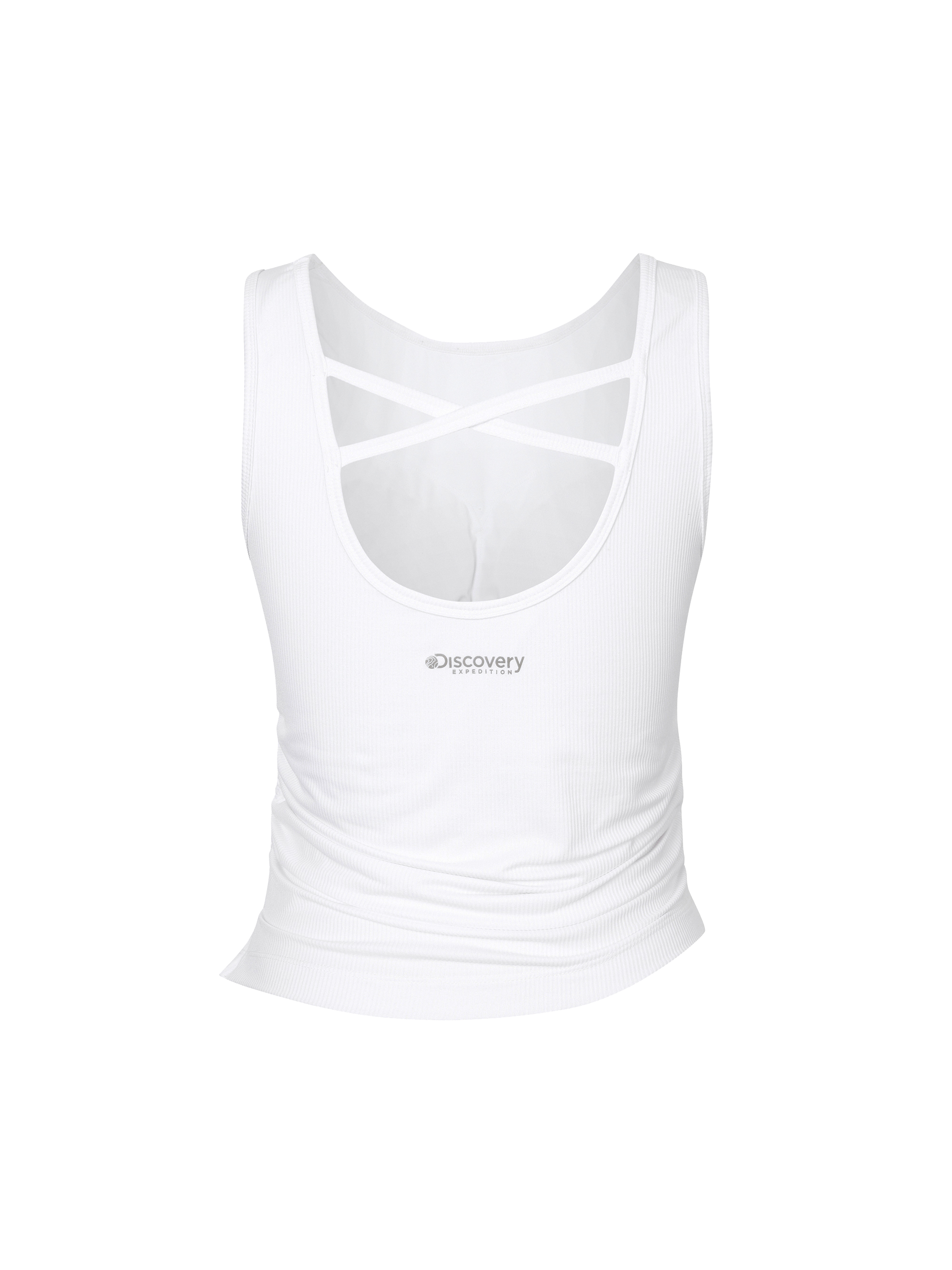 프레시벤트 여성 슬리브리스 워터 크롭탑