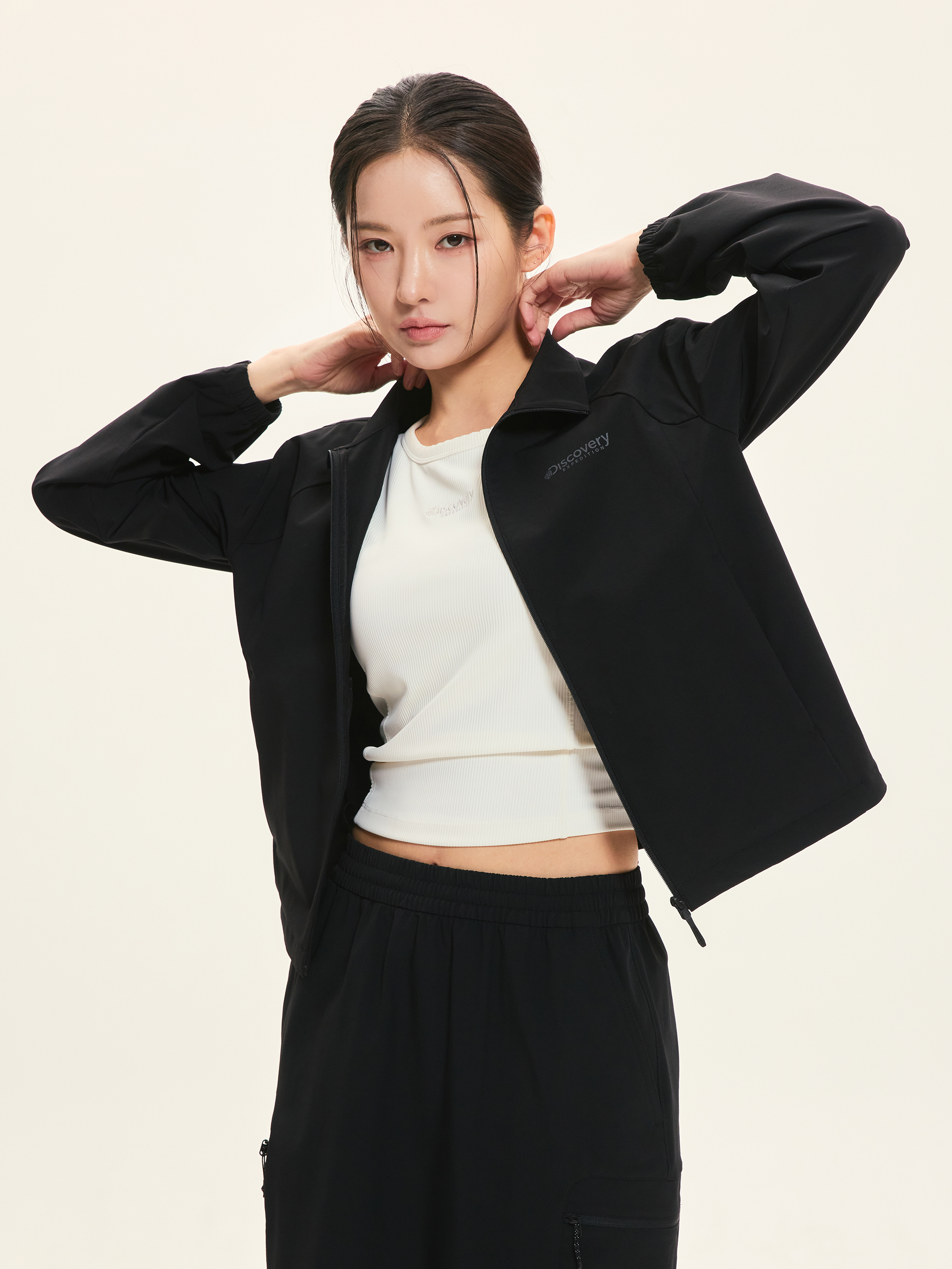 프레시벤트 여성 폴튼 트레이닝 하이넥 자켓