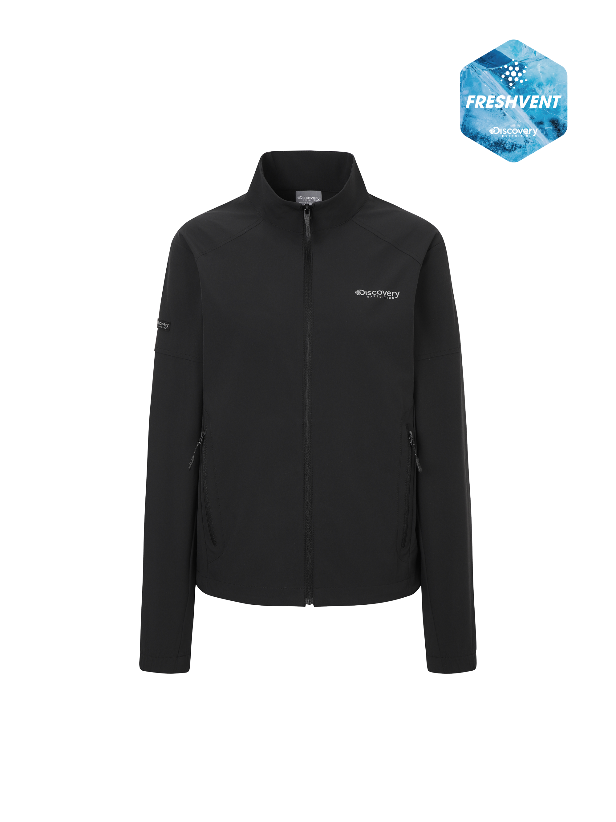 프레시벤트 여성 폴튼 경량 트레이닝 하이넥 자켓