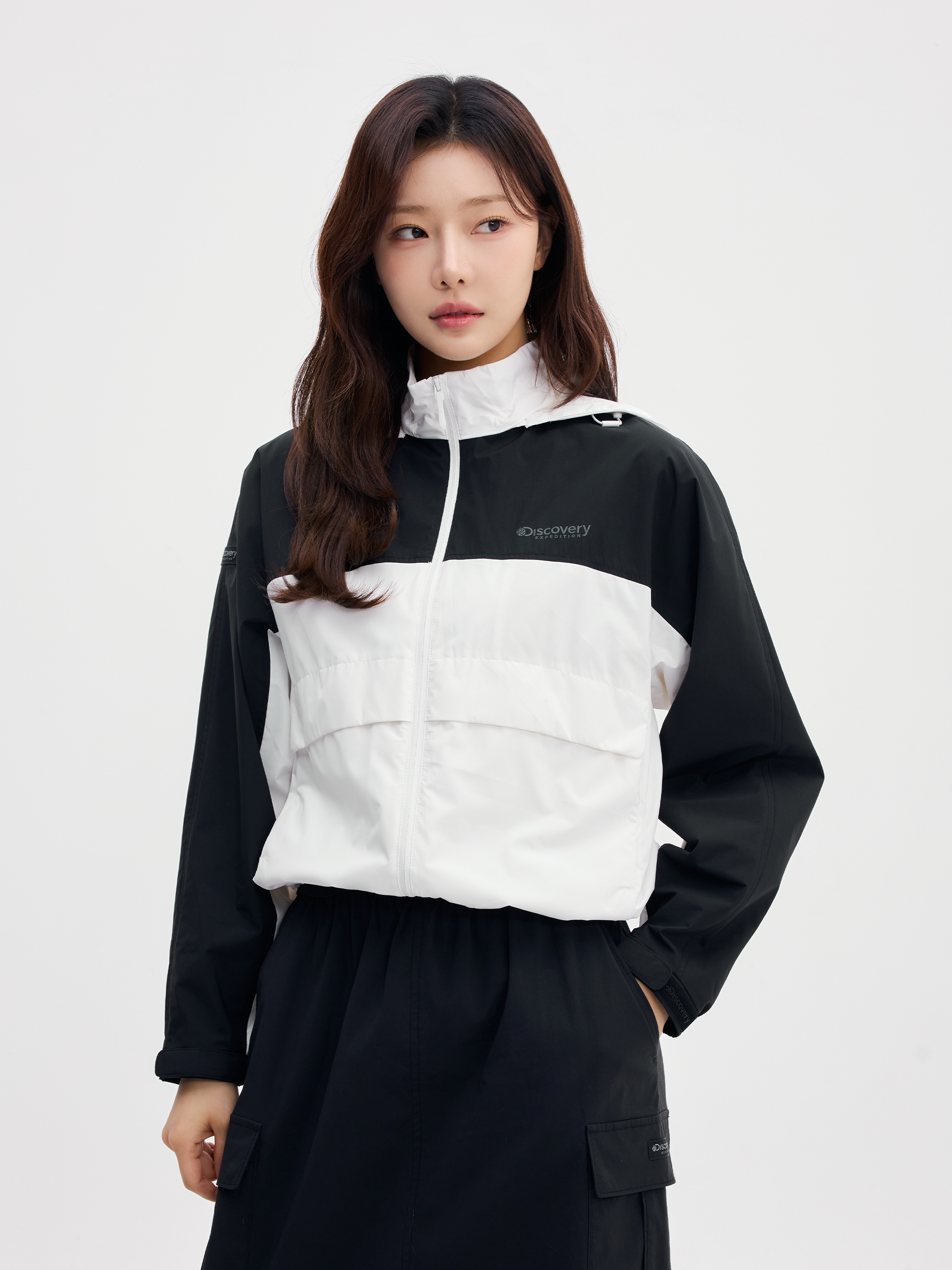베르텍스 여성 컬러블럭 자켓