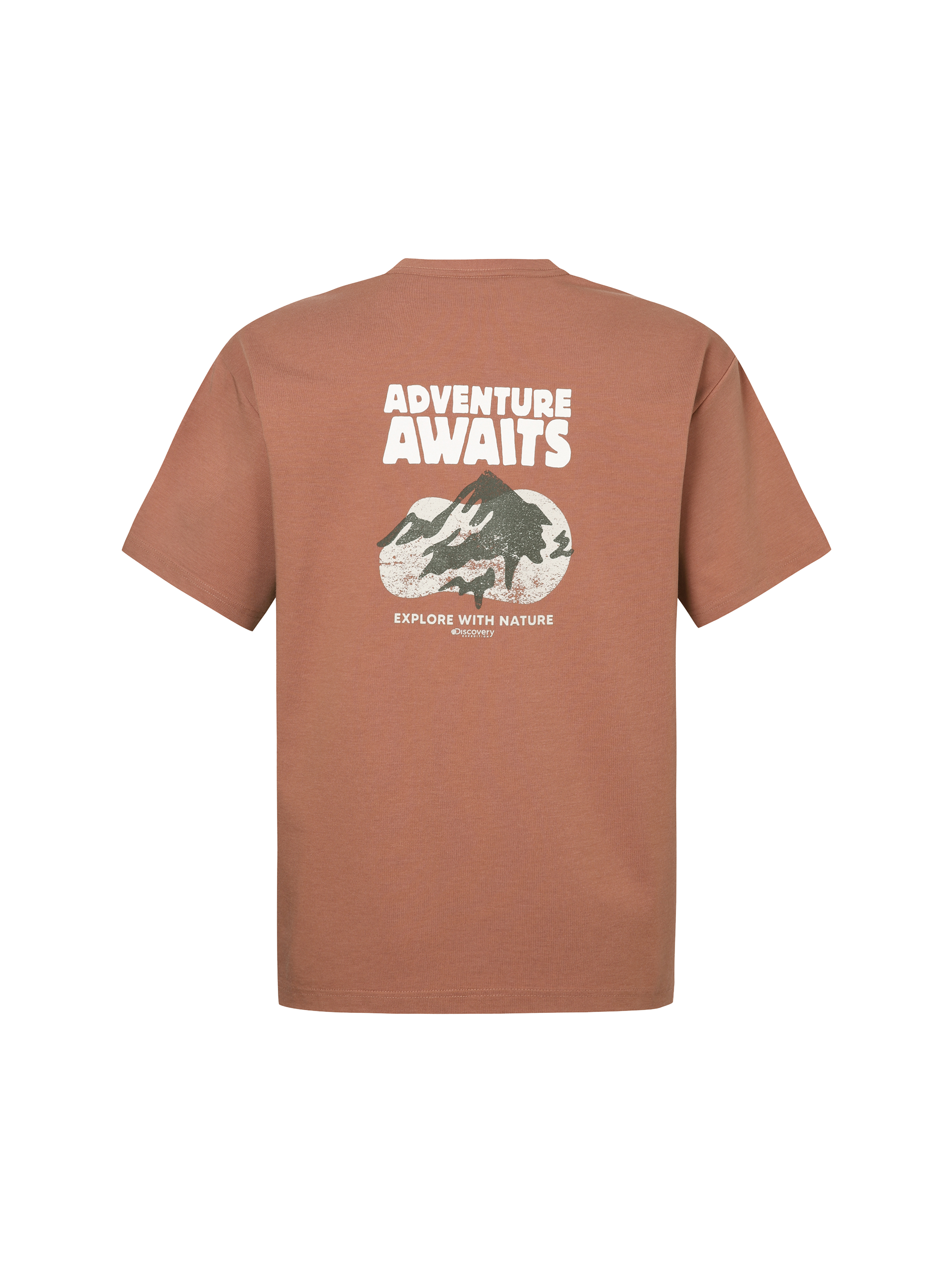 [재입고] 프레시벤트 워싱 마운틴 일러스트 그래픽 반팔티셔츠