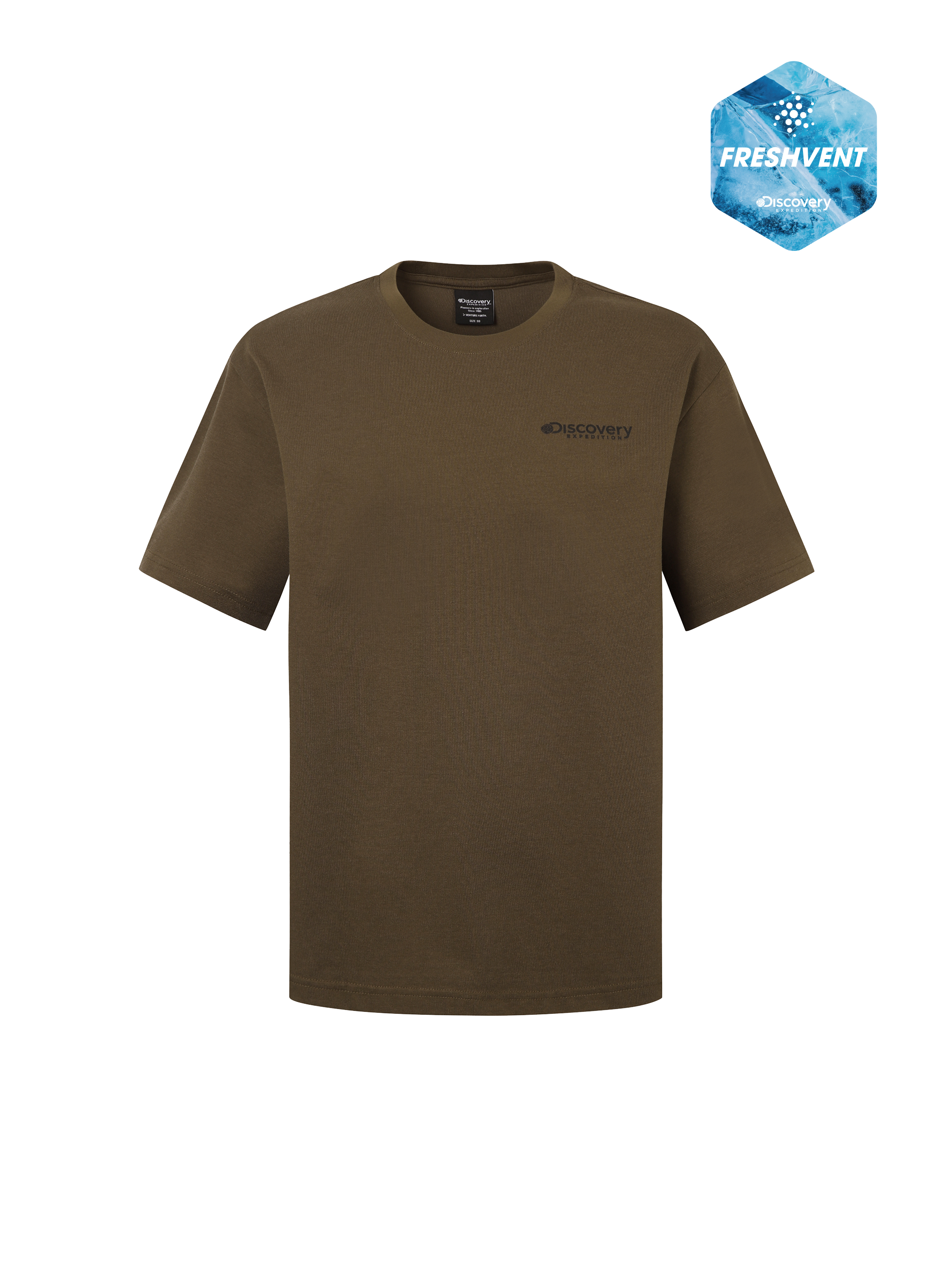 프레시벤트 워싱 변형로고 반팔티셔츠