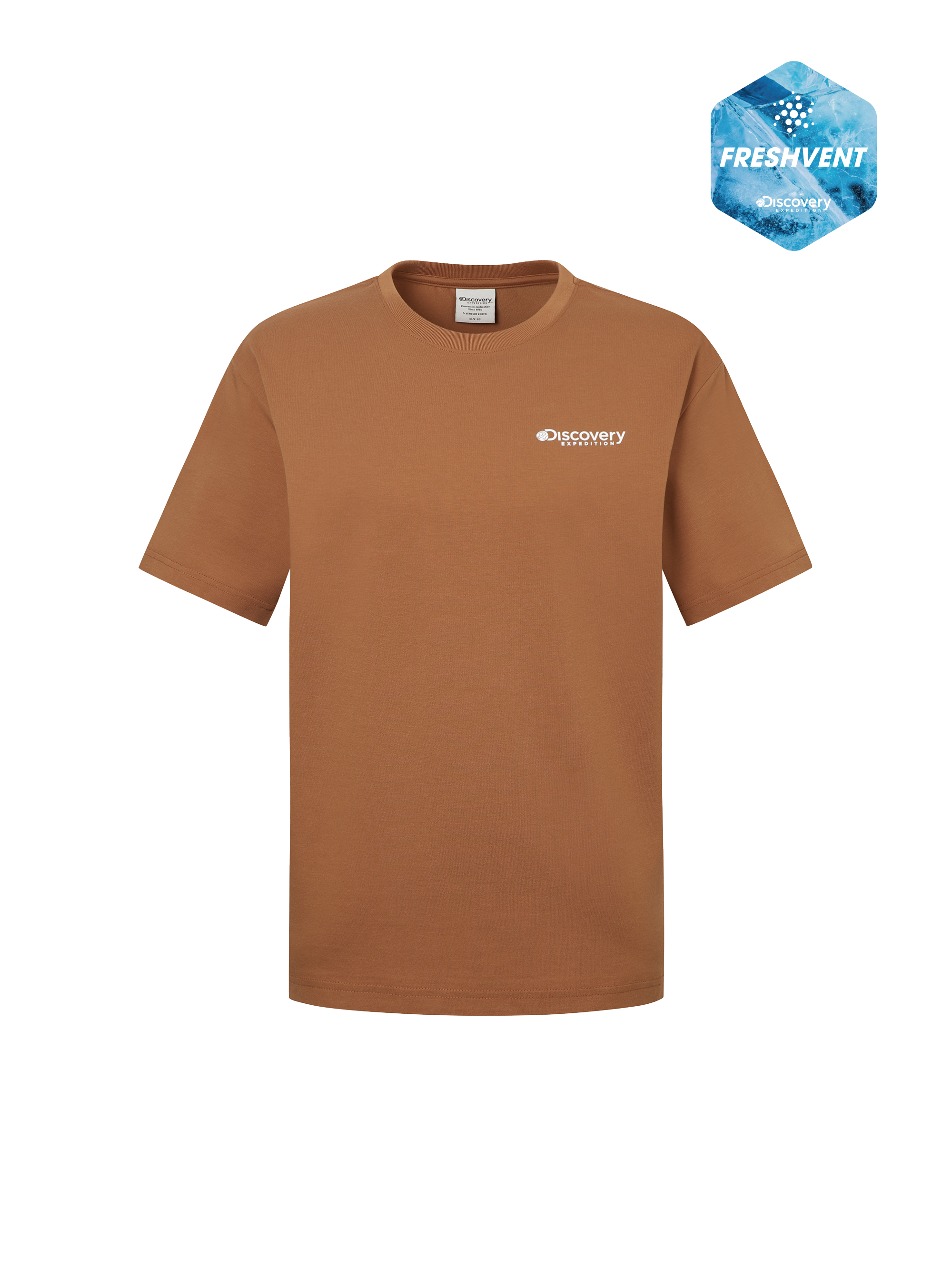 프레시벤트 워싱 변형로고 반팔티셔츠