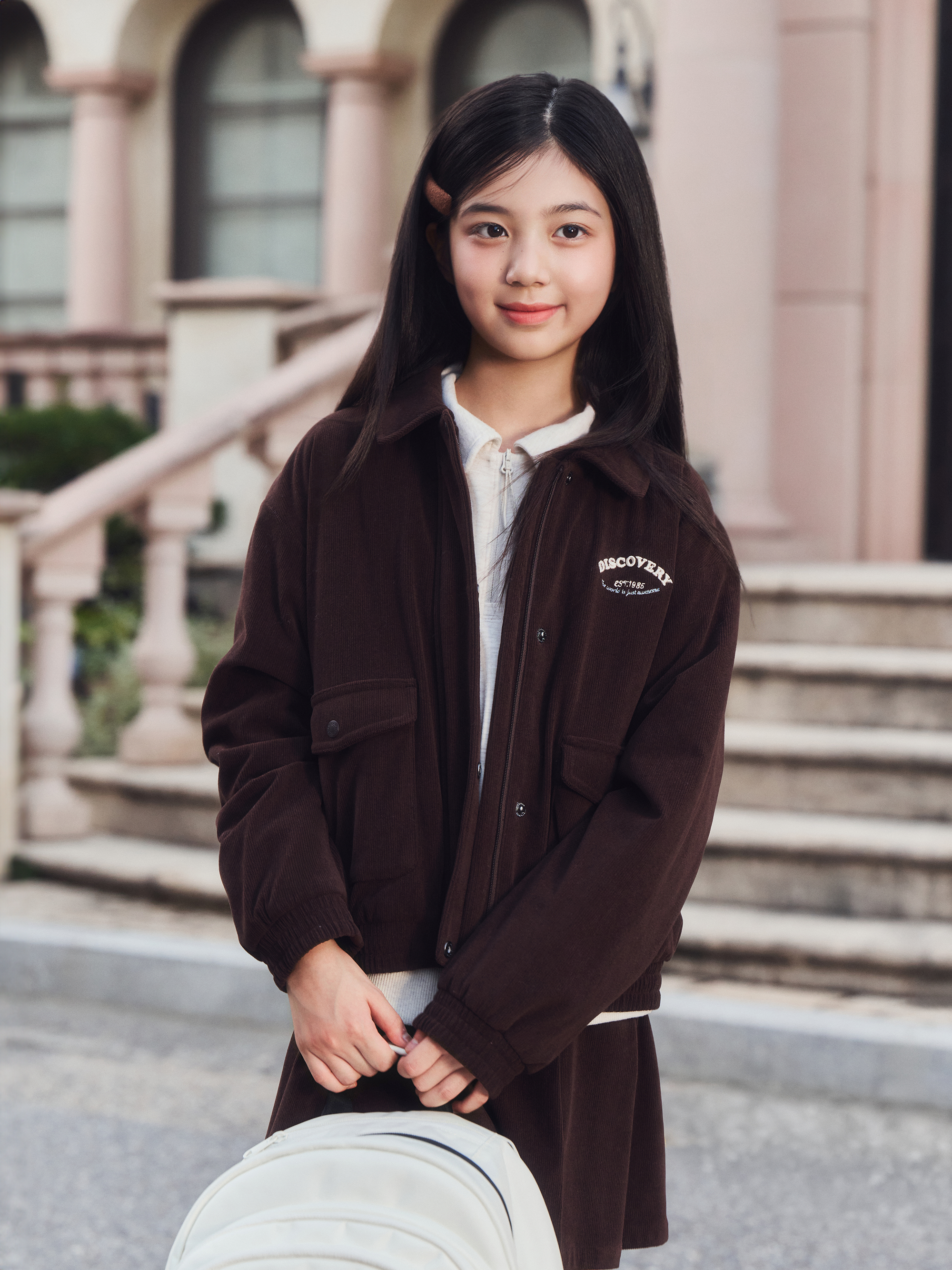 여아 코듀로이 패디드 자켓