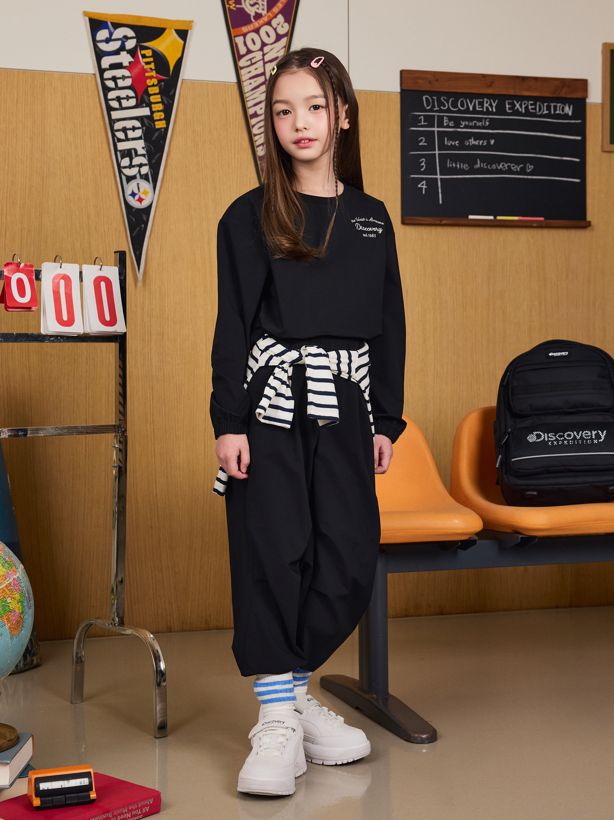 여아 맨투맨+팬츠+반팔티 3SET