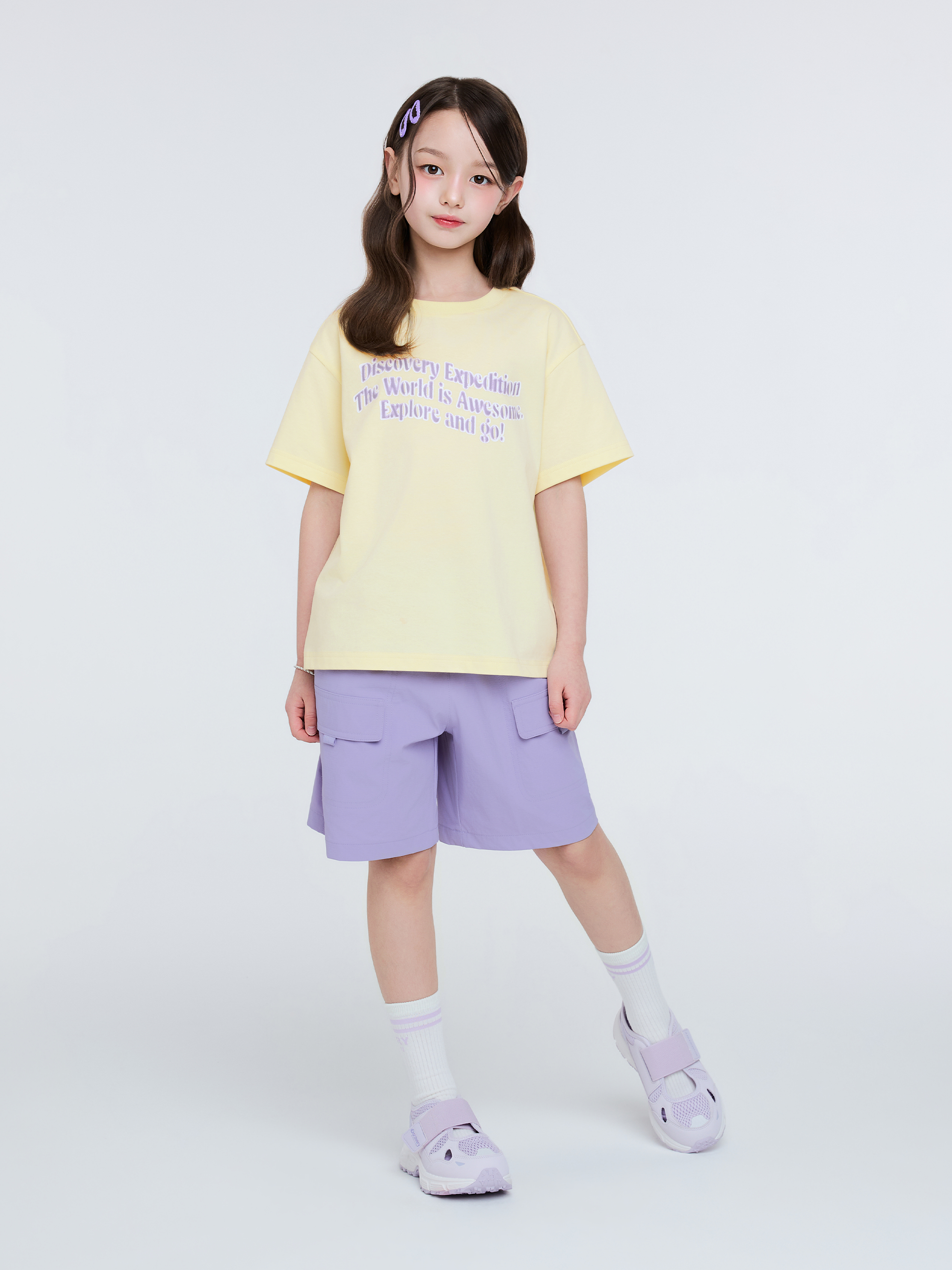 레터링 반팔티+4.5부팬츠 2SET